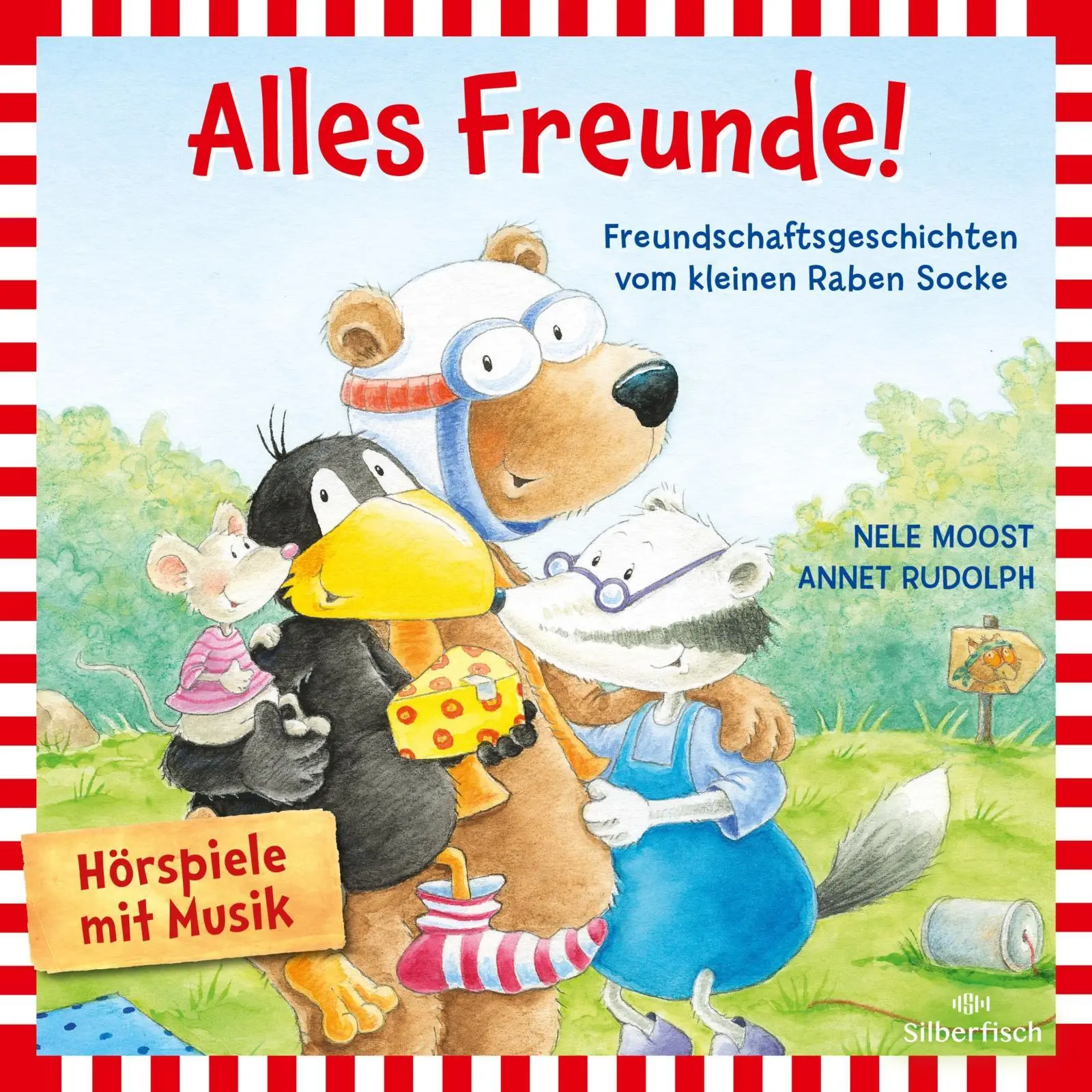 Cover: 9783745604801 | Alles Freunde! (Der kleine Rabe Socke) | Nele Moost | Audio-CD | 2024