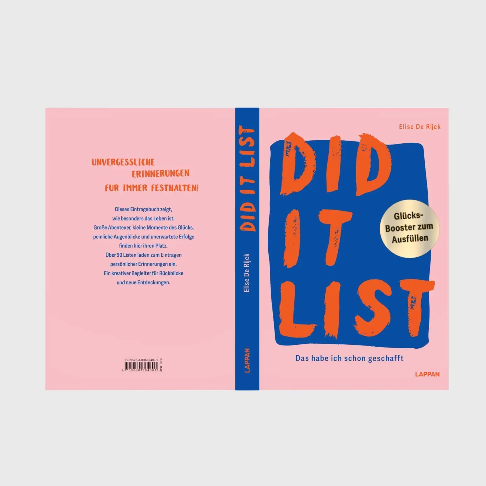 Bild: 9783830364801 | DID IT LIST | Elise de Rijck | Buch | 176 S. | Deutsch | 2026