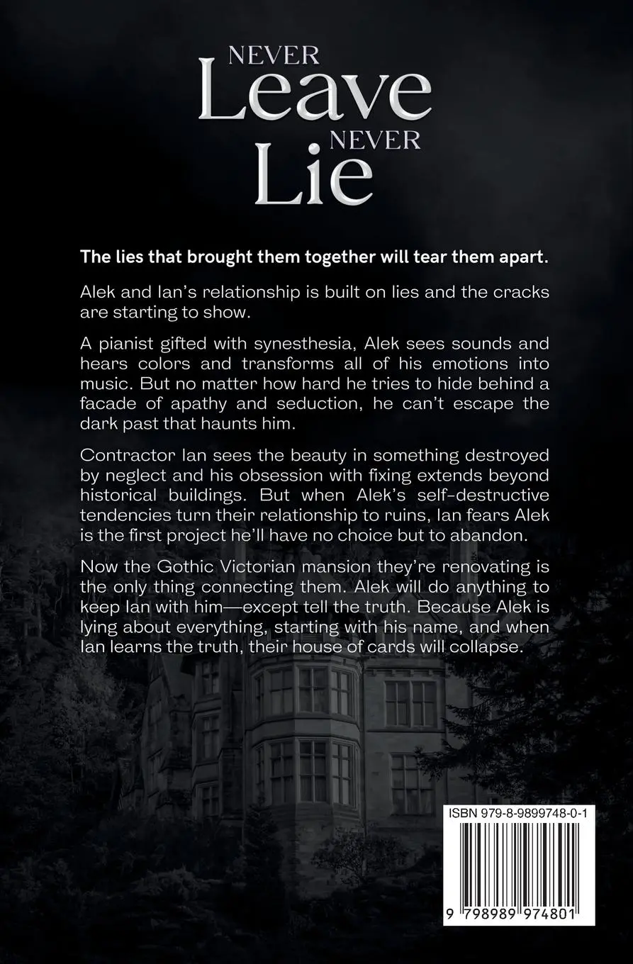 Rückseite: 9798989974801 | Never Leave, Never Lie | Thea Verdone | Taschenbuch | Englisch | 2024