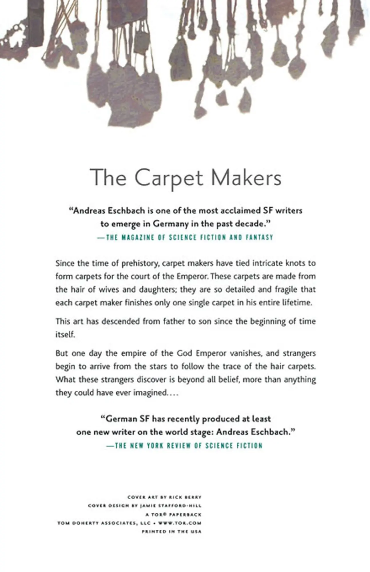 Rückseite: 9780765314901 | The Carpet Makers | Andreas Eschbach | Taschenbuch | Englisch | 2006