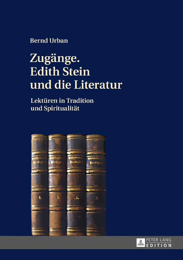 Cover: 9783631674901 | Zugänge. Edith Stein und die Literatur | Bernd Urban | Buch | Gebunden