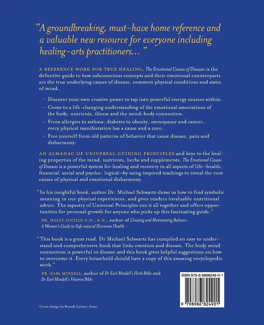 Rückseite: 9798986824901 | The Emotional Causes of Diseases | A Mind Body Perspective | Schwartz