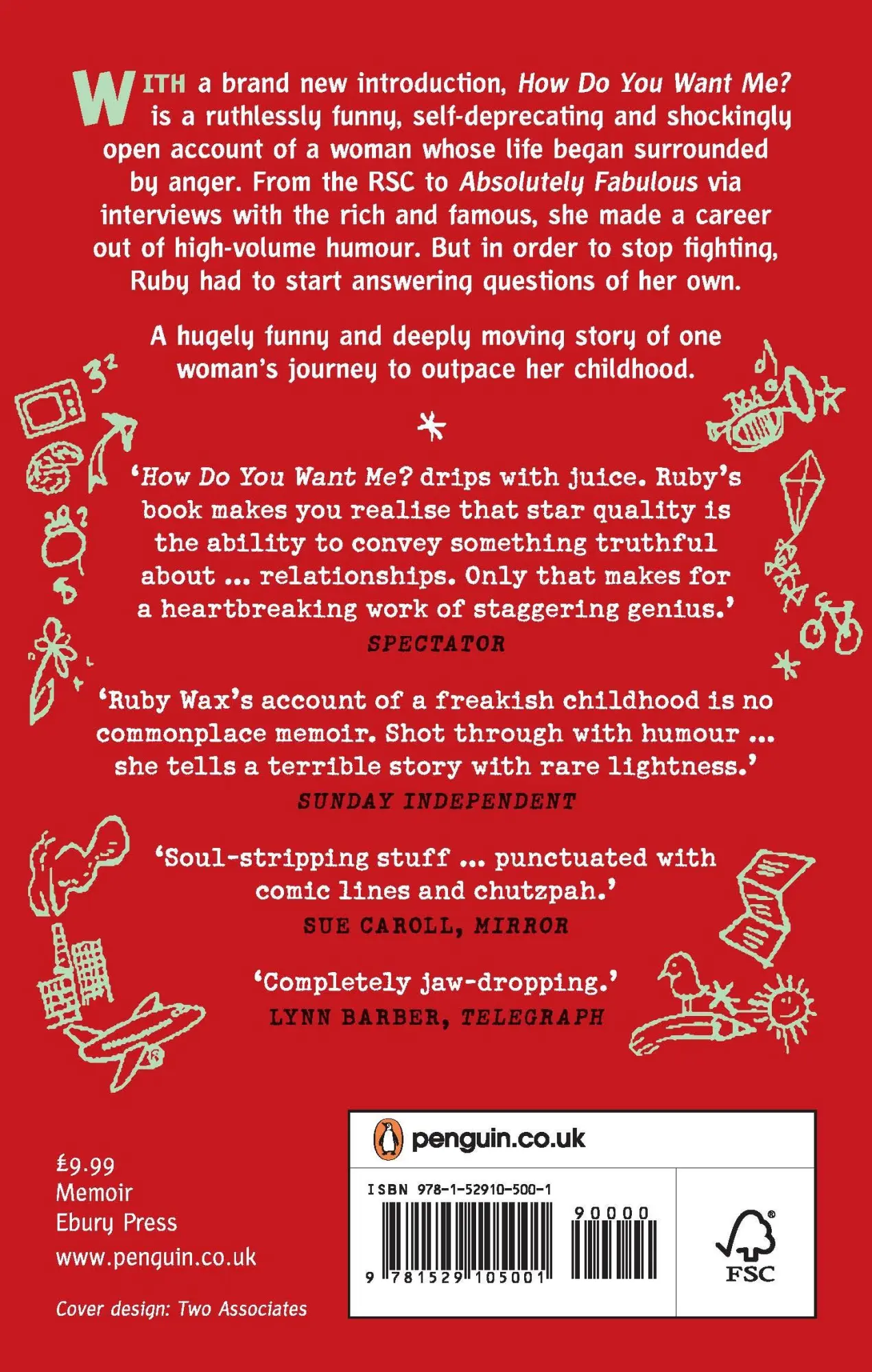 Rückseite: 9781529105001 | How Do You Want Me? | Ruby Wax | Taschenbuch | XVI | Englisch | 2020