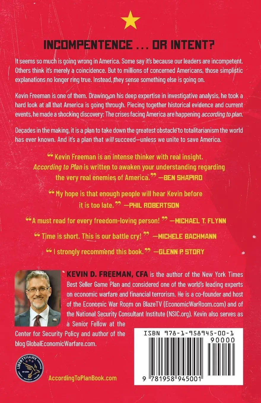 Rückseite: 9781958945001 | According to Plan | Kevin D. Freeman | Taschenbuch | Englisch | 2022