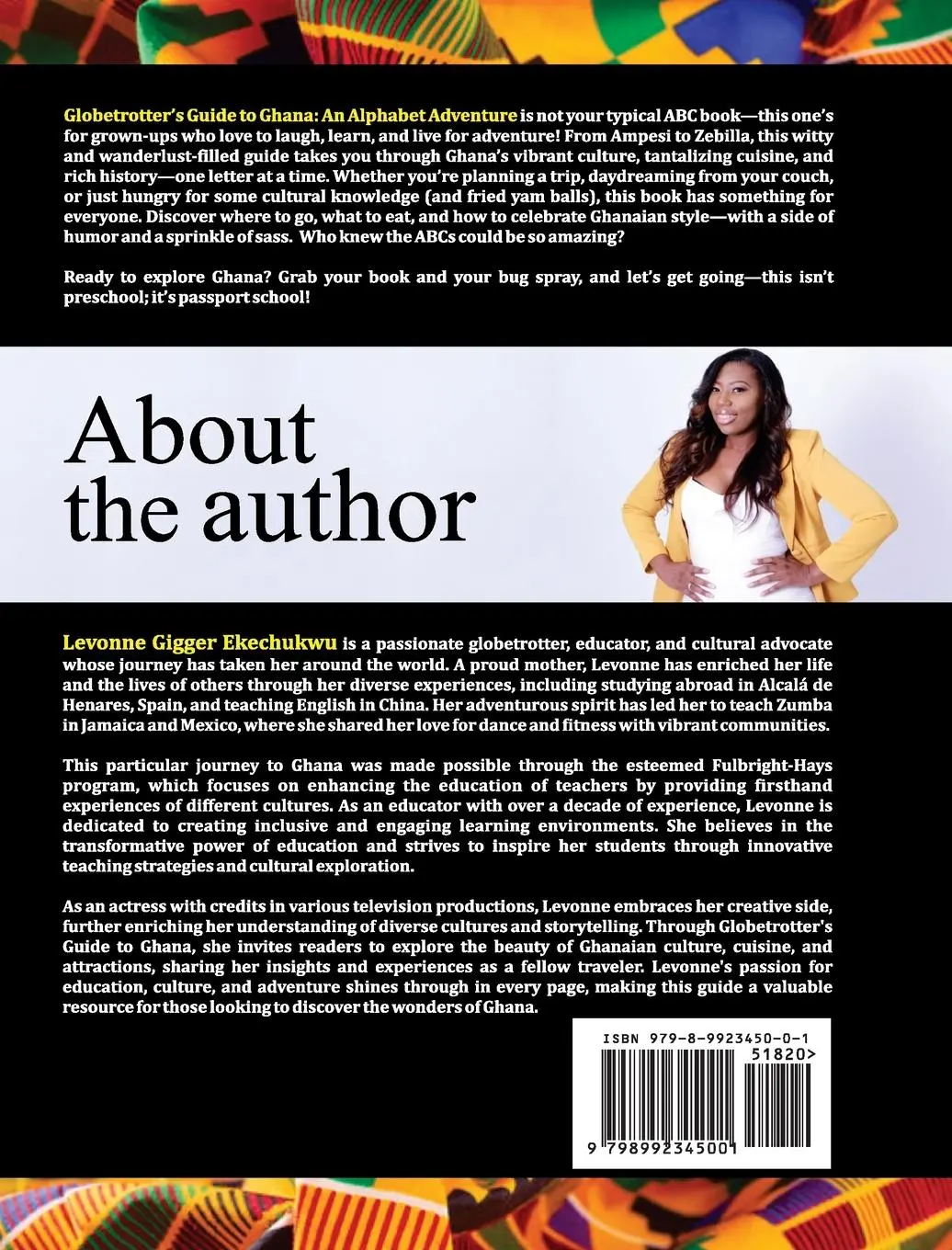 Rückseite: 9798992345001 | Globetrotter's Guide to Ghana | An Alphabet Adventure | Gigger (u. a.)