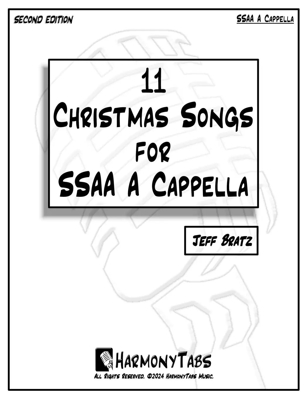 Cover: 9781961735101 | 11 Christmas Songs for SSAA A Cappella | Second Edition | Jeff Bratz