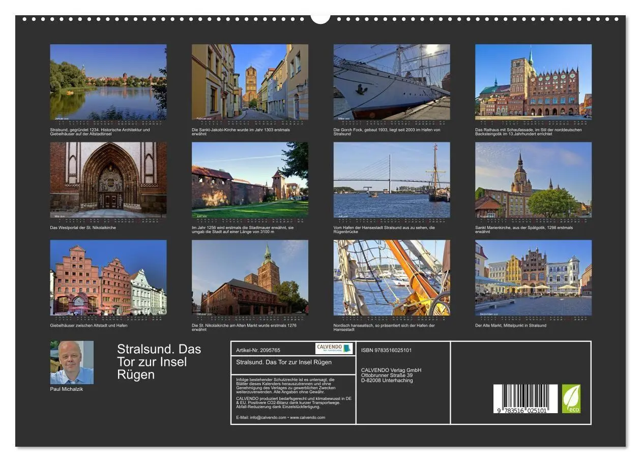 Bild: 9783516025101 | Stralsund. Das Tor zur Insel Rügen (hochwertiger Premium...