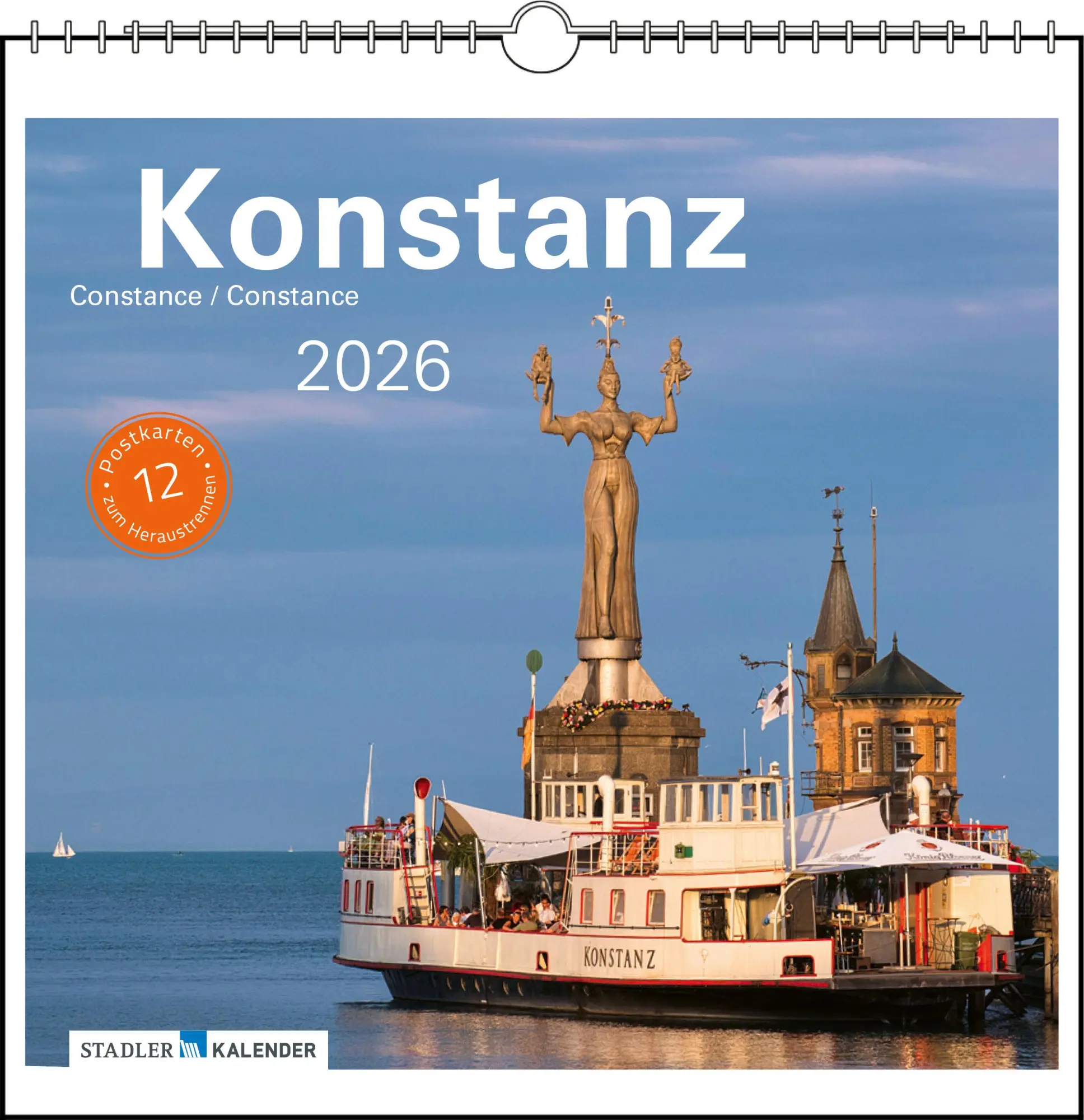 Cover: 9783861925101 | Konstanz 2026 | Postkarten-Tischkalender | verschiedene Fotografen