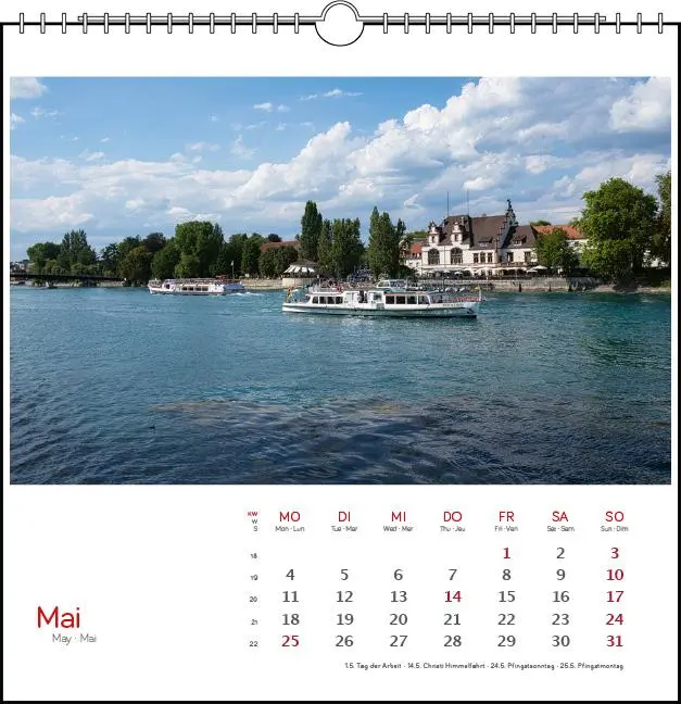 Bild: 9783861925101 | Konstanz 2026 | Postkarten-Tischkalender | verschiedene Fotografen