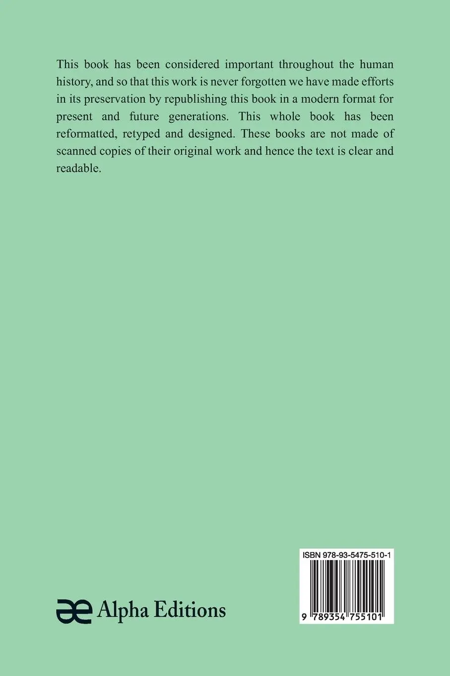 Rückseite: 9789354755101 | The Decoration of Houses | Edith Wharton Ogden Codman Jr. | Buch