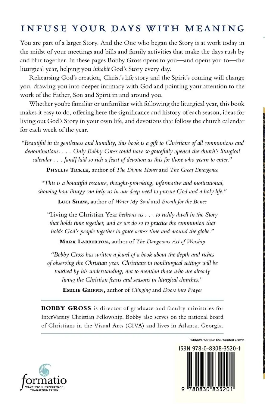 Rückseite: 9780830835201 | Living the Christian Year | Time to Inhabit the Story of God | Gross