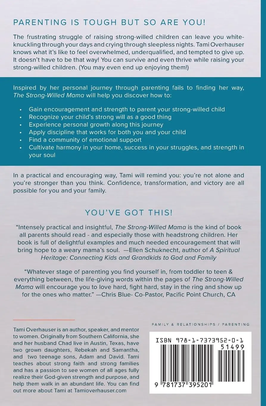 Rückseite: 9781737395201 | The Strong-Willed Mama | Tami Overhauser | Taschenbuch | Englisch