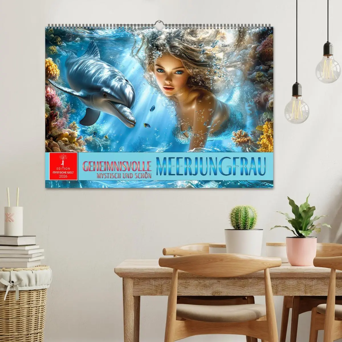 Bild: 9783457305201 | Geheimnisvolle Meerjungfrau (Wandkalender 2026 DIN A2 quer),...