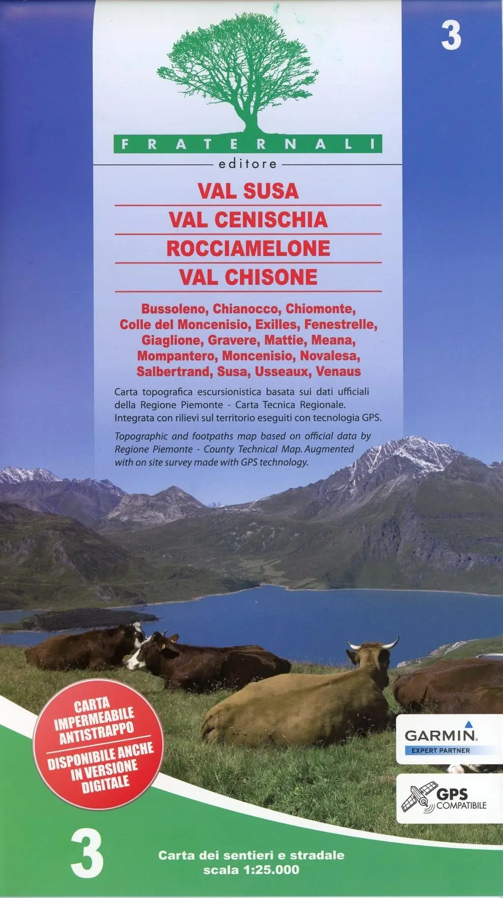 Cover: 9788897465201 | Carta n. 3. Val Susa, val Cenischia, Rocciamelone, val Chisone....