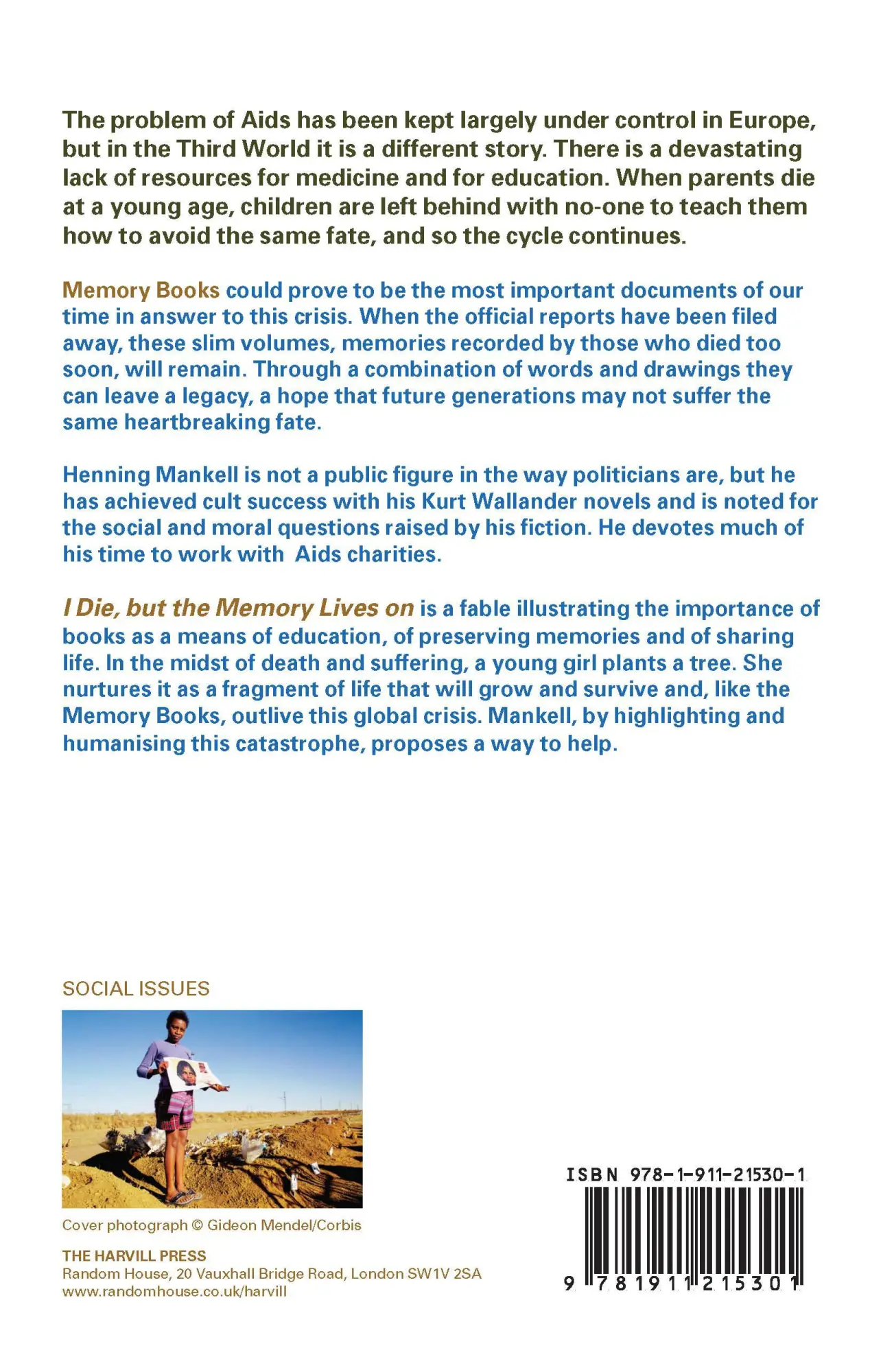 Rückseite: 9781911215301 | I Die But The Memory Lives On | Henning Mankell | Taschenbuch | 2016