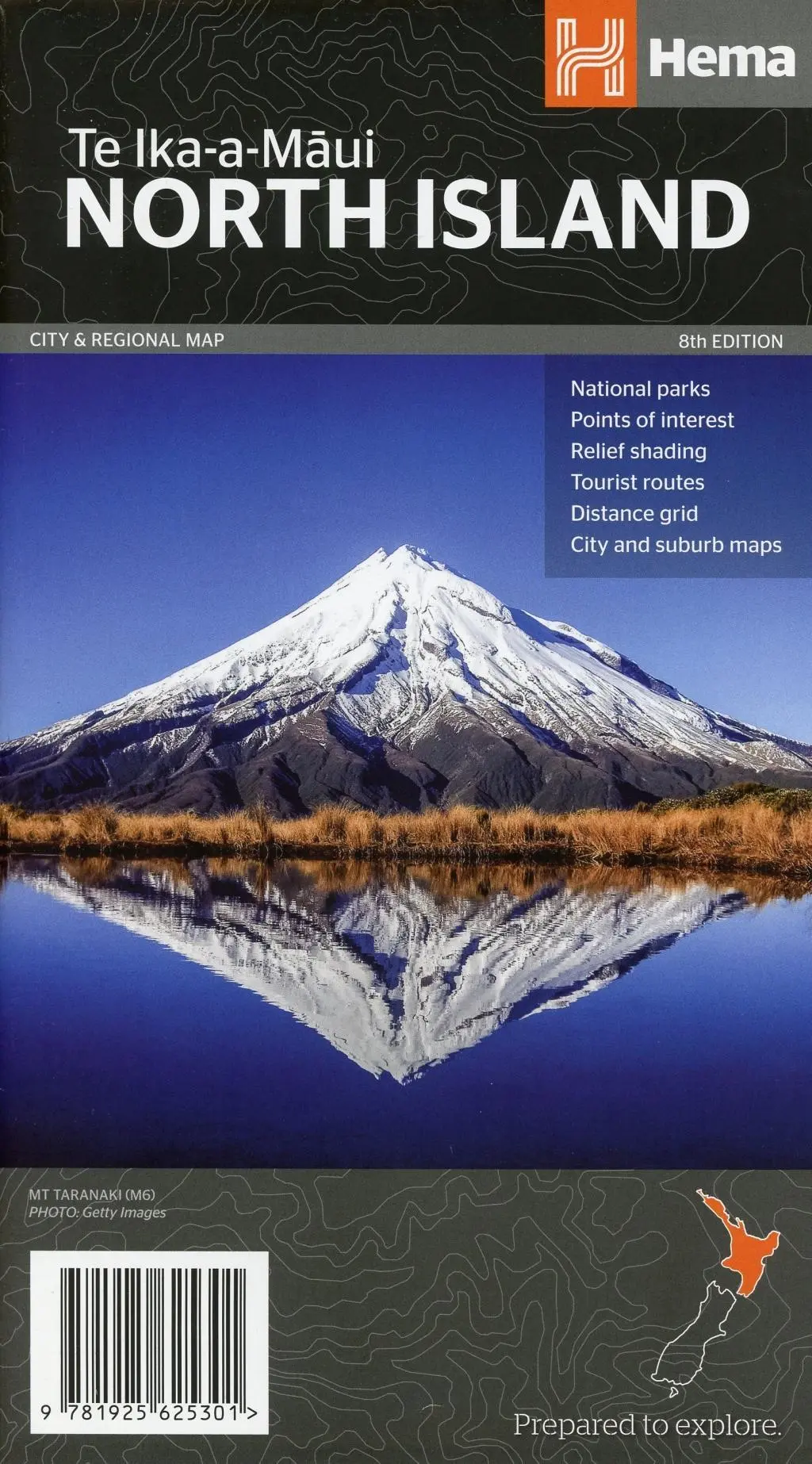 Cover: 9781925625301 | Hema Maps North Island - New Zealand | Übersichtskarte | (Land-)Karte