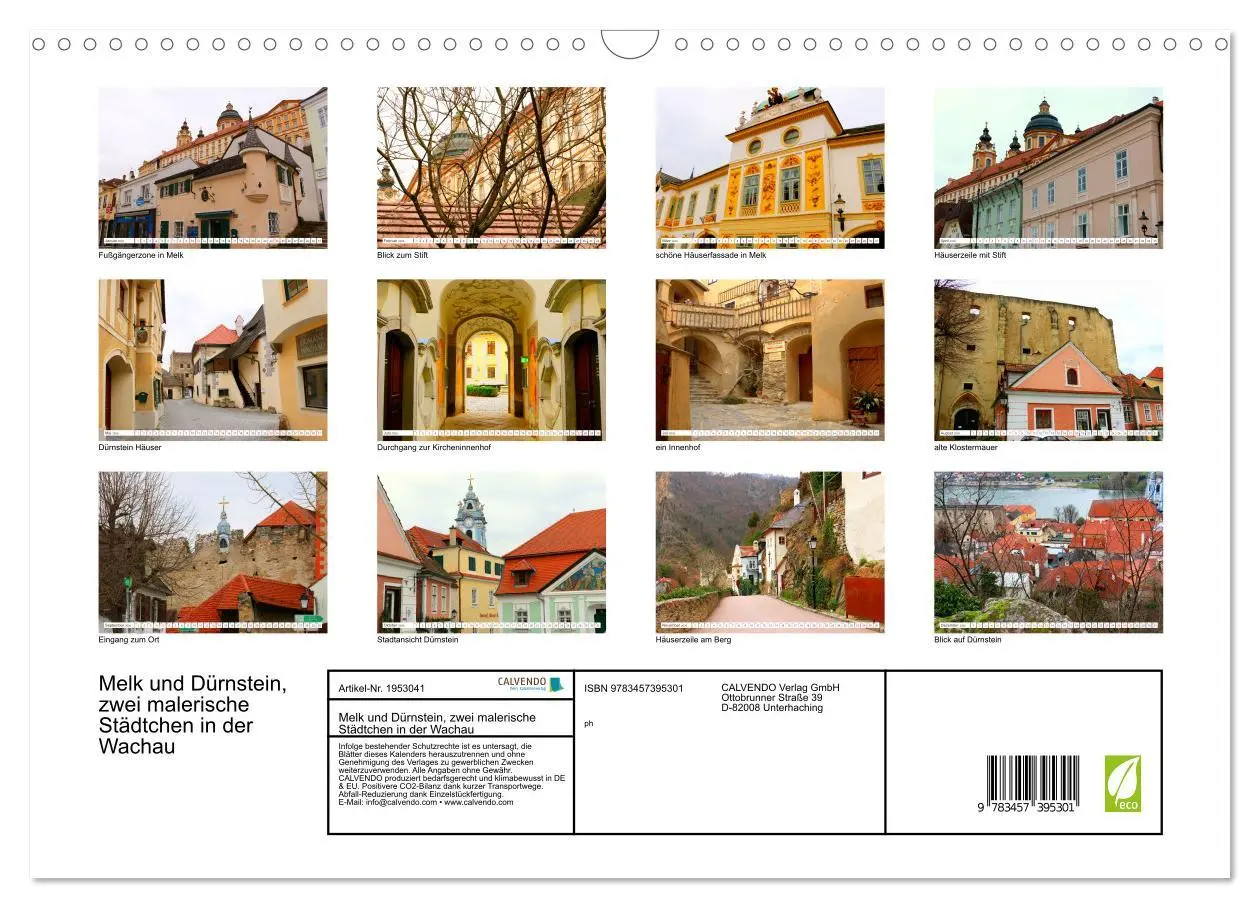 Bild: 9783457395301 | Melk und Dürnstein, zwei malerische Städtchen in der Wachau...