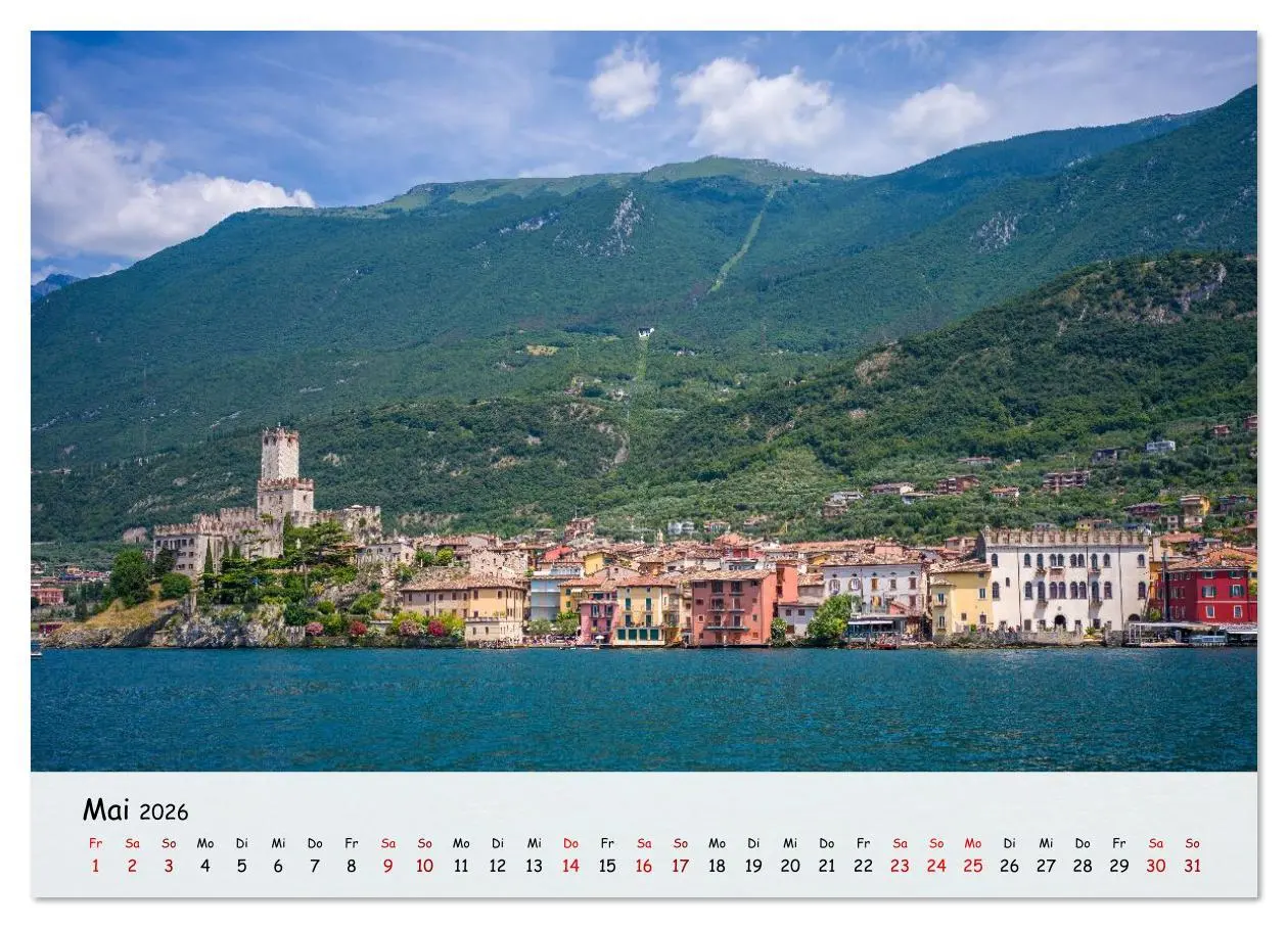 Bild: 9783516625301 | Malcesine - Am Ostufer des Gardasees (Wandkalender 2026 DIN A2...