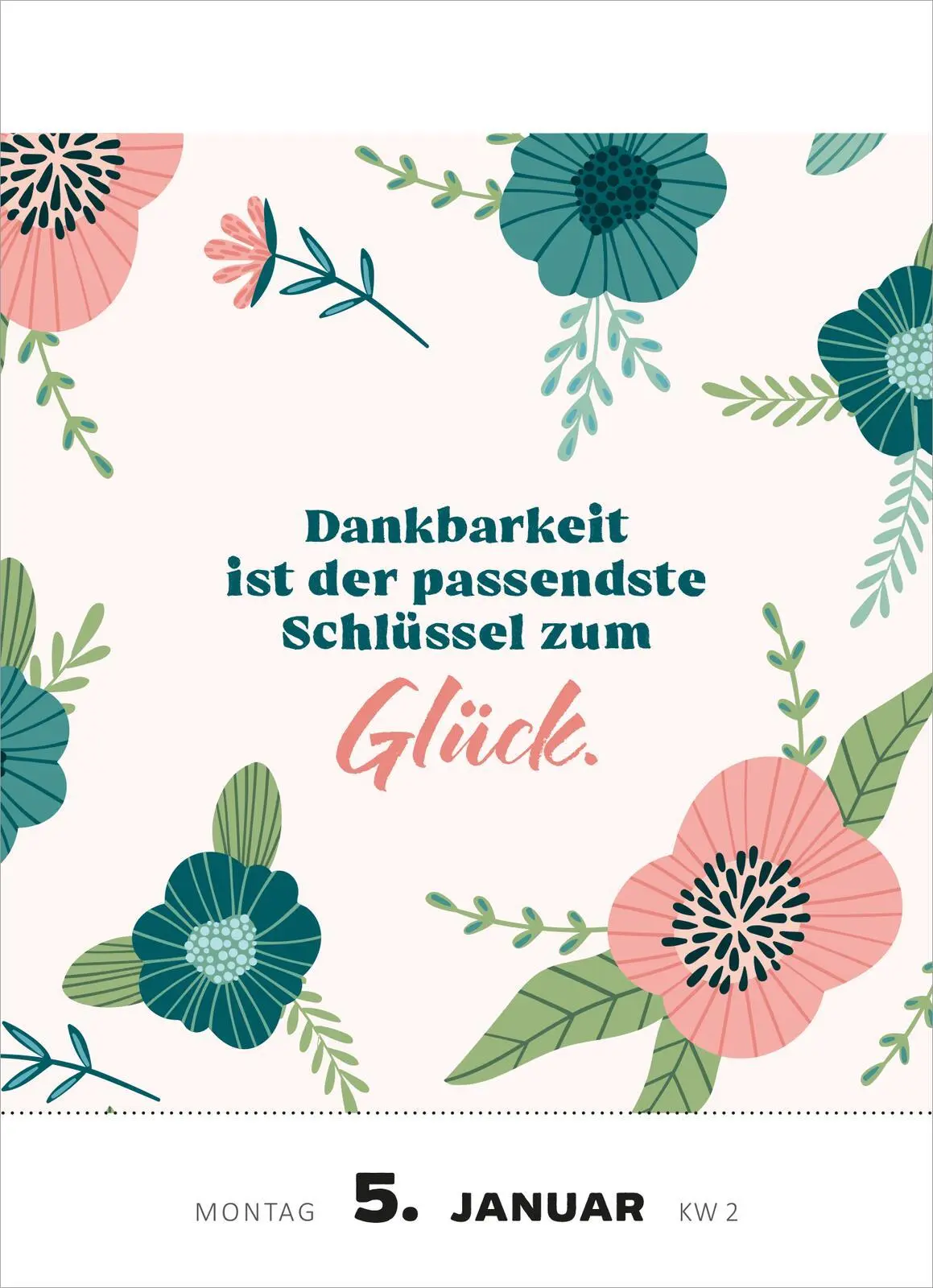 Bild: 4014489135401 | Abreißkalender Glücksmantras 2026 | Kalender | 640 S. | Deutsch | 2026