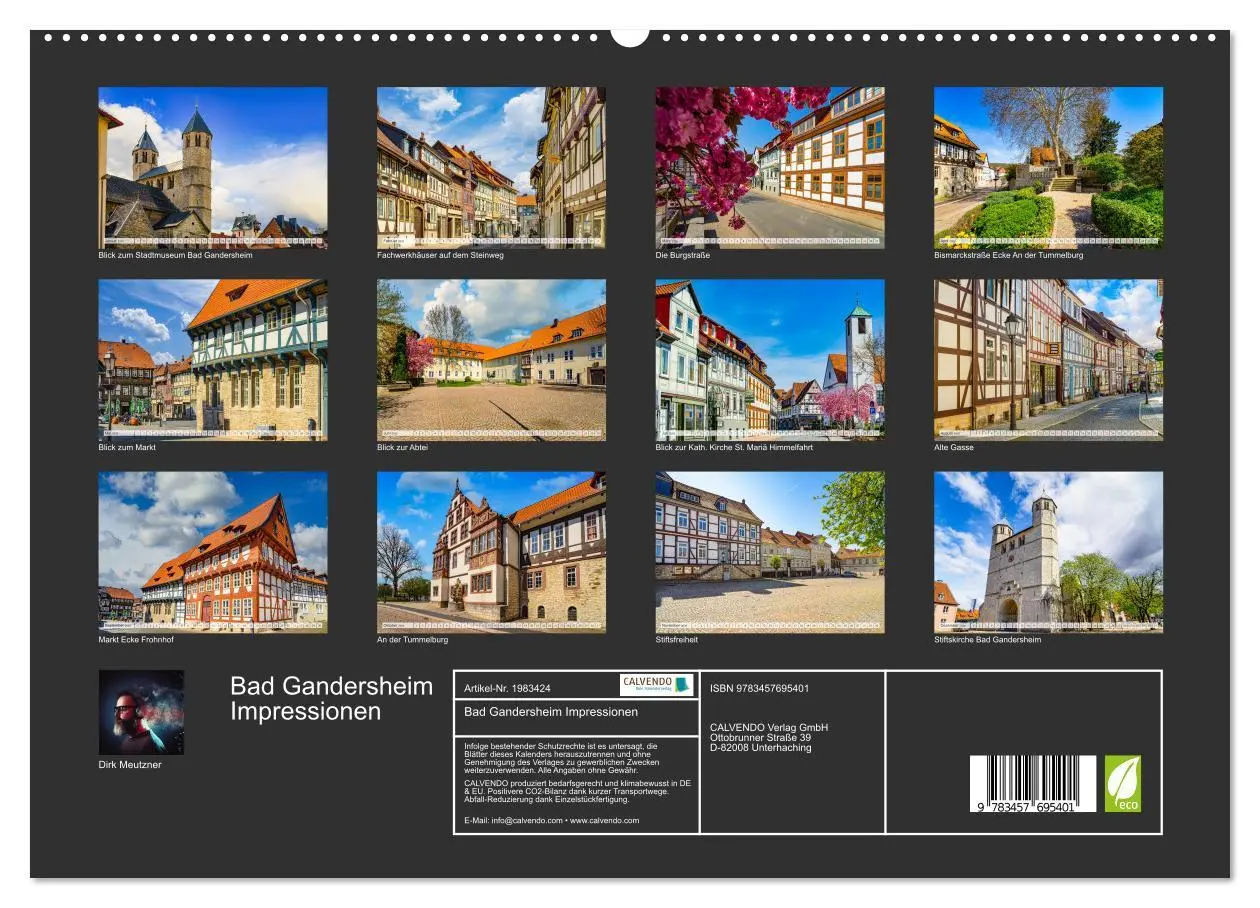 Bild: 9783457695401 | Bad Gandersheim Impressionen (hochwertiger Premium Wandkalender...