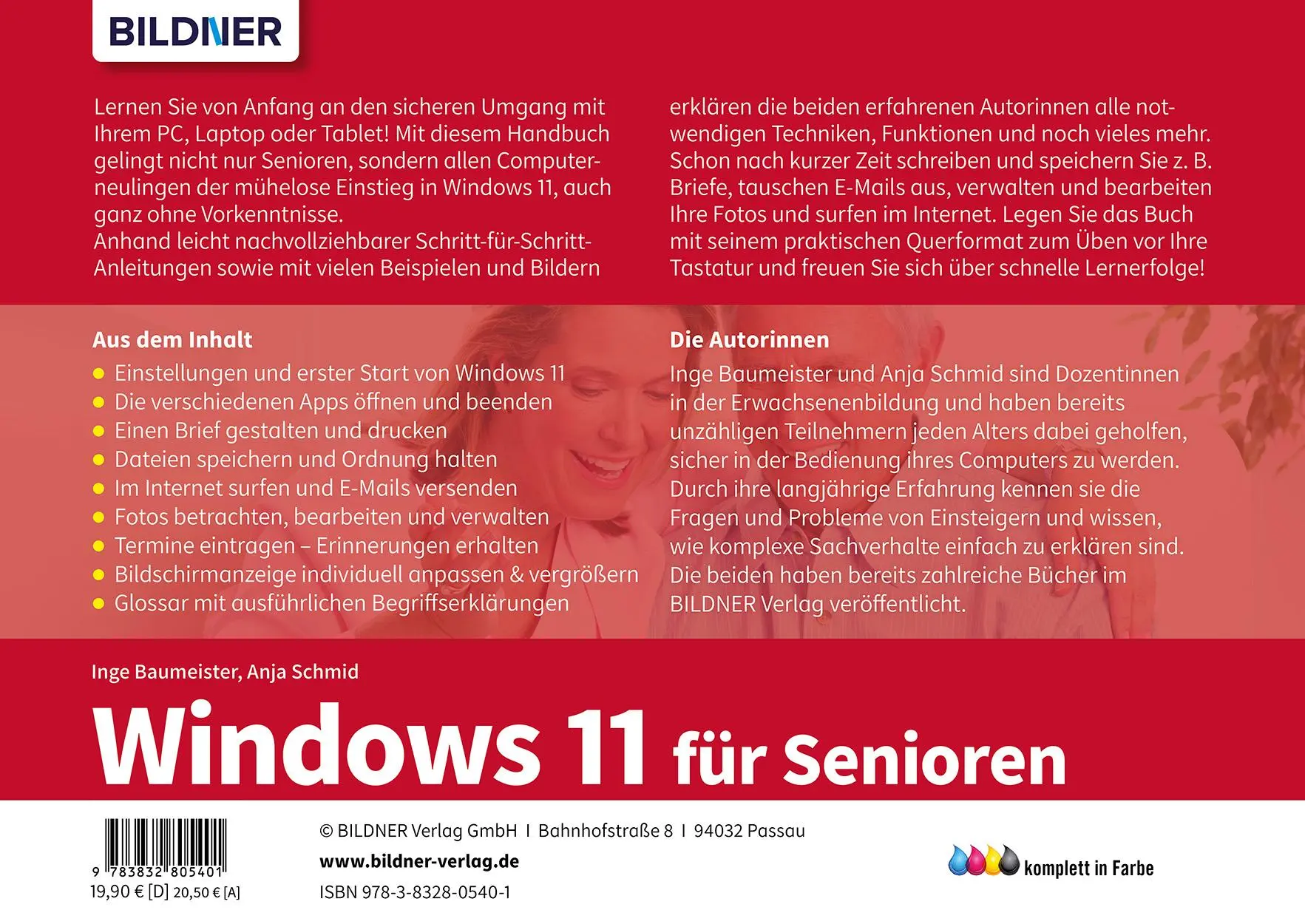 Rückseite: 9783832805401 | Windows 11 für Senioren | Inge Baumeister (u. a.) | Taschenbuch | 2025