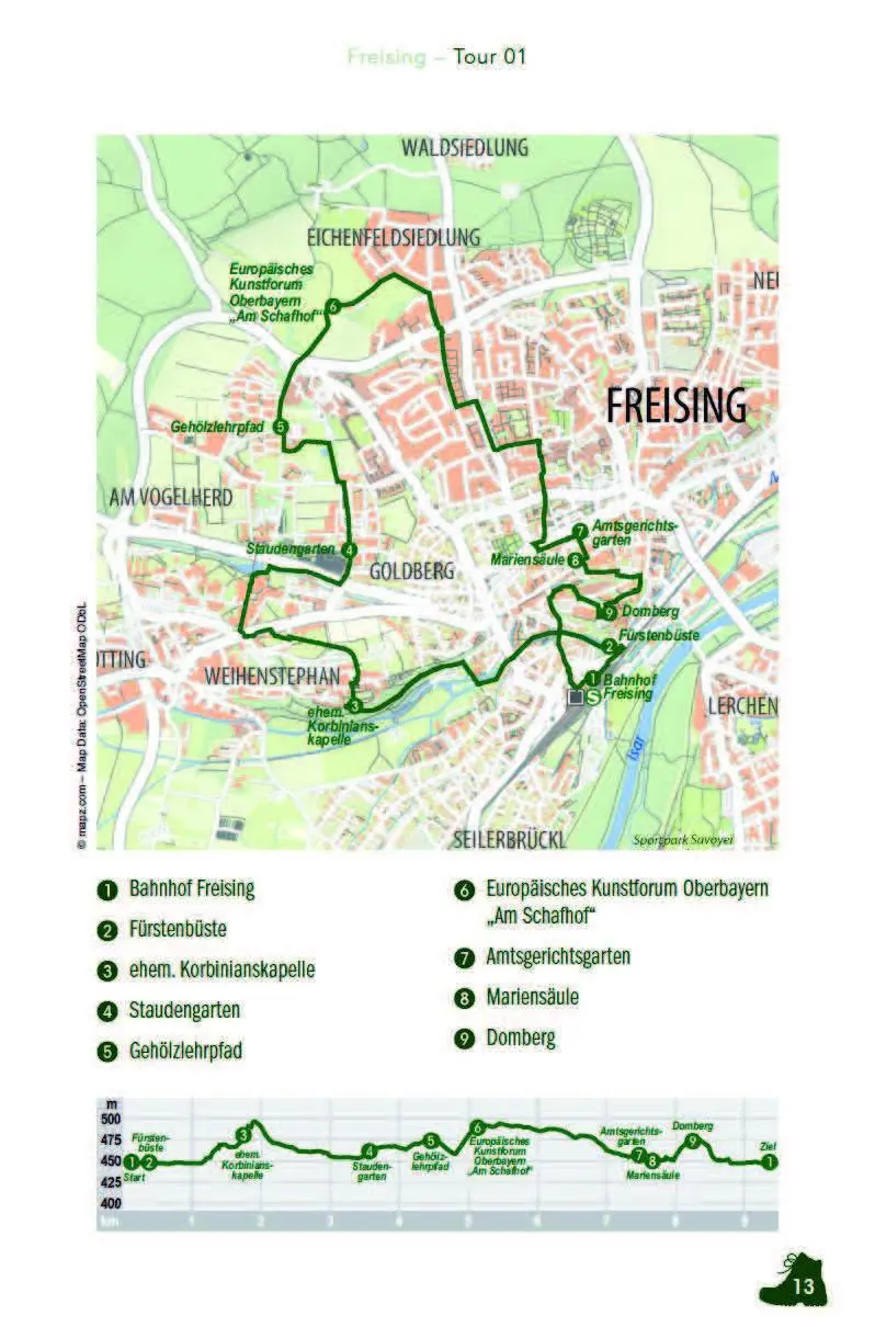 Bild: 9783892515401 | Wandern in und um Freising, Erding &amp; Moosburg/Isar | Fuchs (u. a.)
