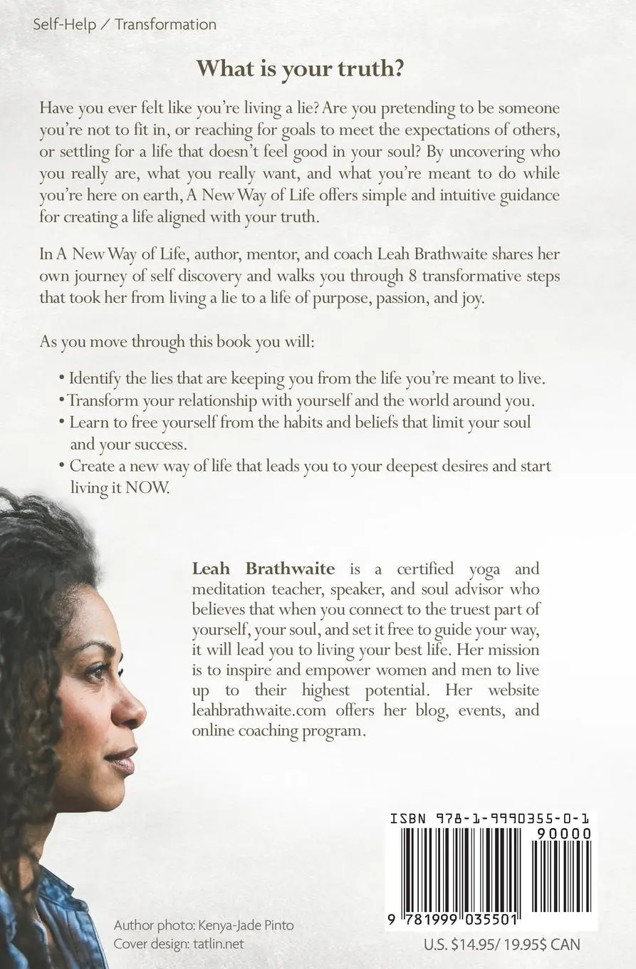 Rückseite: 9781999035501 | A New Way of Life | Leah Brathwaite | Taschenbuch | Englisch | 2019