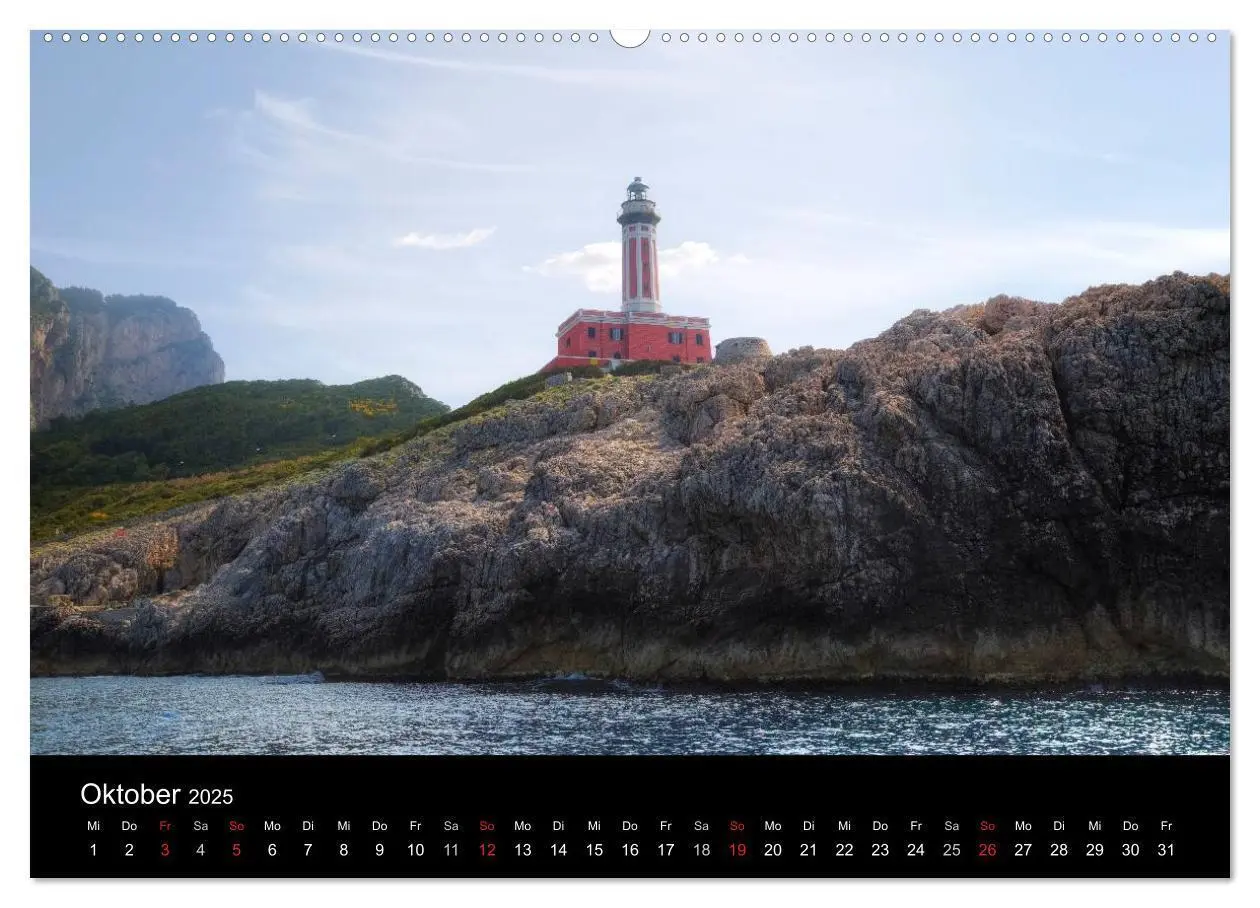 Bild: 9783435595501 | Amalfiküste und Capri (Wandkalender 2025 DIN A2 quer), CALVENDO...