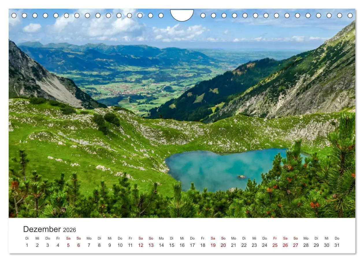 Bild: 9783457375501 | Oberstdorf - Bergparadies in den Alpen (Wandkalender 2026 DIN A4...