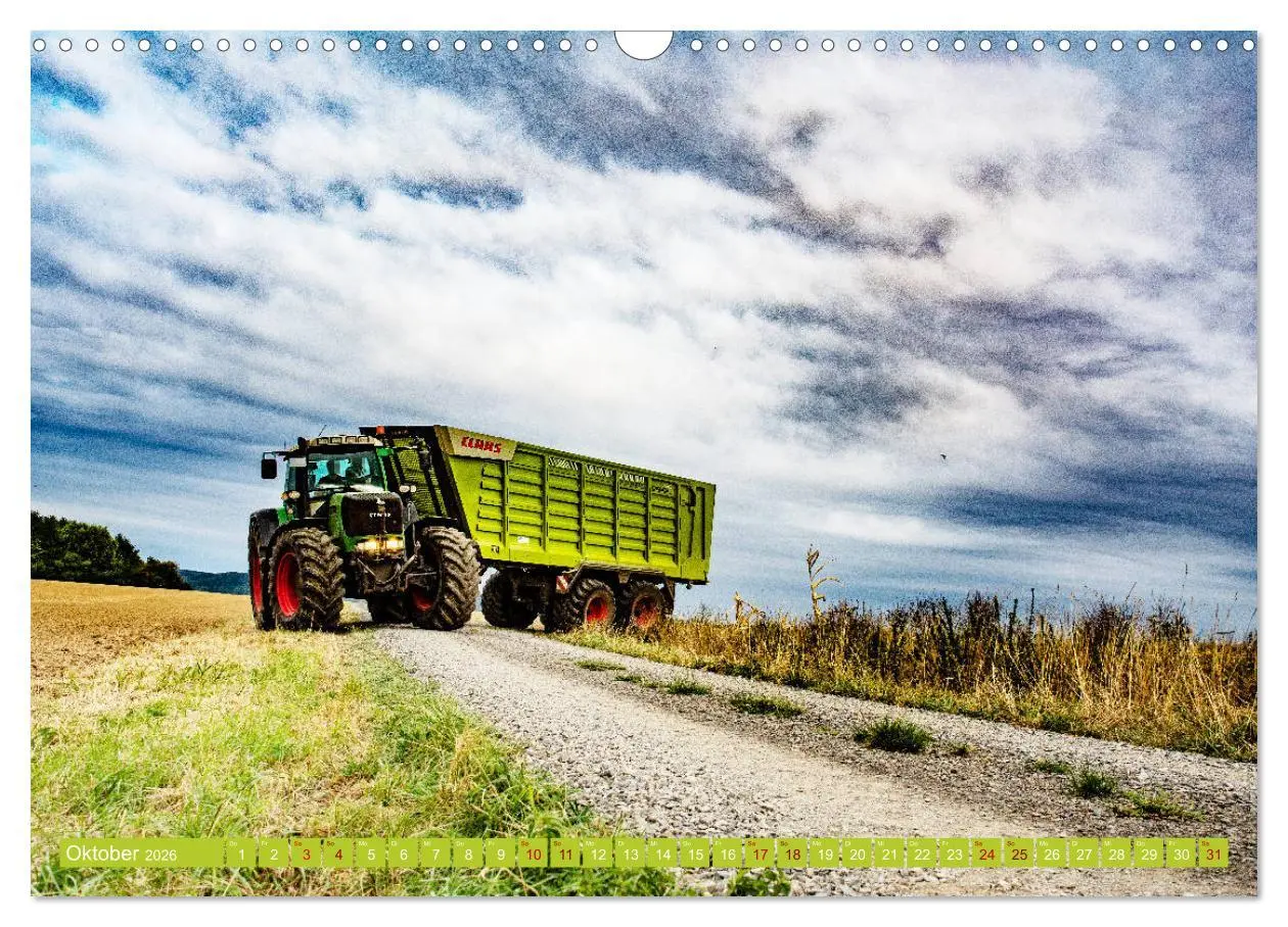Bild: 9783457755501 | Landwirtschaft - Maisernte (Wandkalender 2026 DIN A3 quer),...