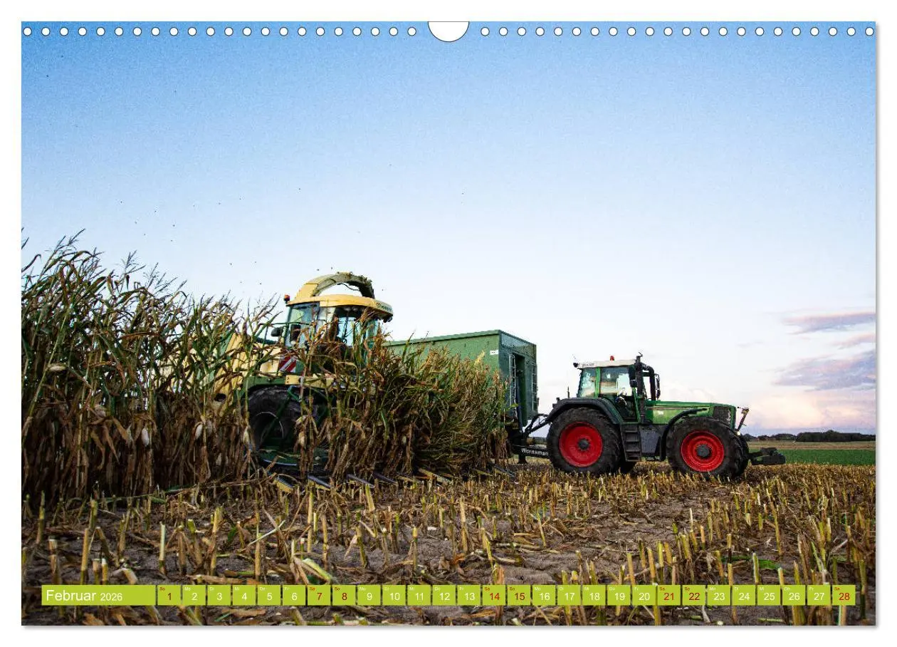 Bild: 9783457755501 | Landwirtschaft - Maisernte (Wandkalender 2026 DIN A3 quer),...