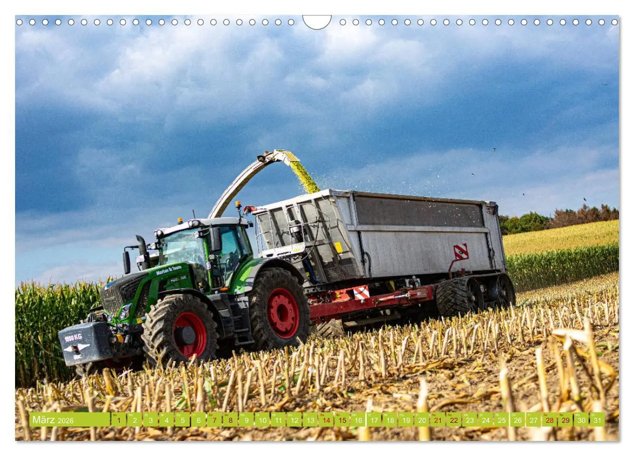 Bild: 9783457755501 | Landwirtschaft - Maisernte (Wandkalender 2026 DIN A3 quer),...