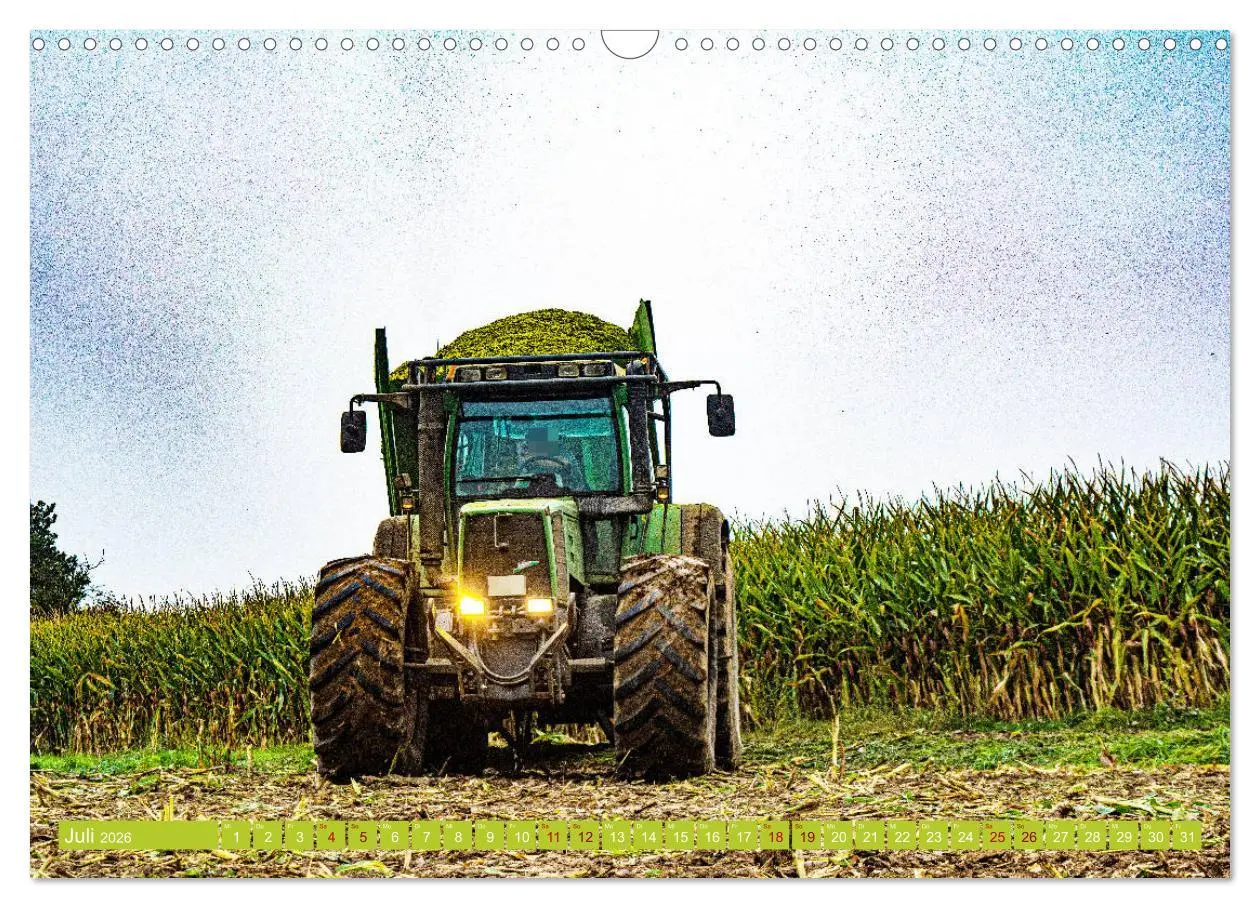 Bild: 9783457755501 | Landwirtschaft - Maisernte (Wandkalender 2026 DIN A3 quer),...