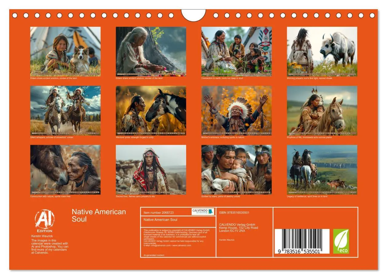 Bild: 9783516535501 | Native American Soul (Wall Calendar 2026 DIN A4 landscape),...