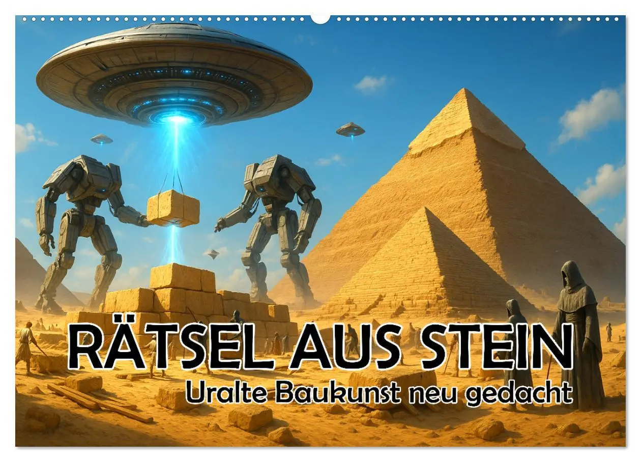 Cover: 9783516605501 | Rätsel aus Stein - Uralte Baukunst neu gedacht (Wandkalender 2026...