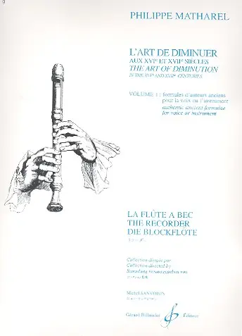 Cover: 9790043055501 | L'Art De Diminuer Aux Xvie Et Xviie Siecles Vol. 1 | Philippe Matharel