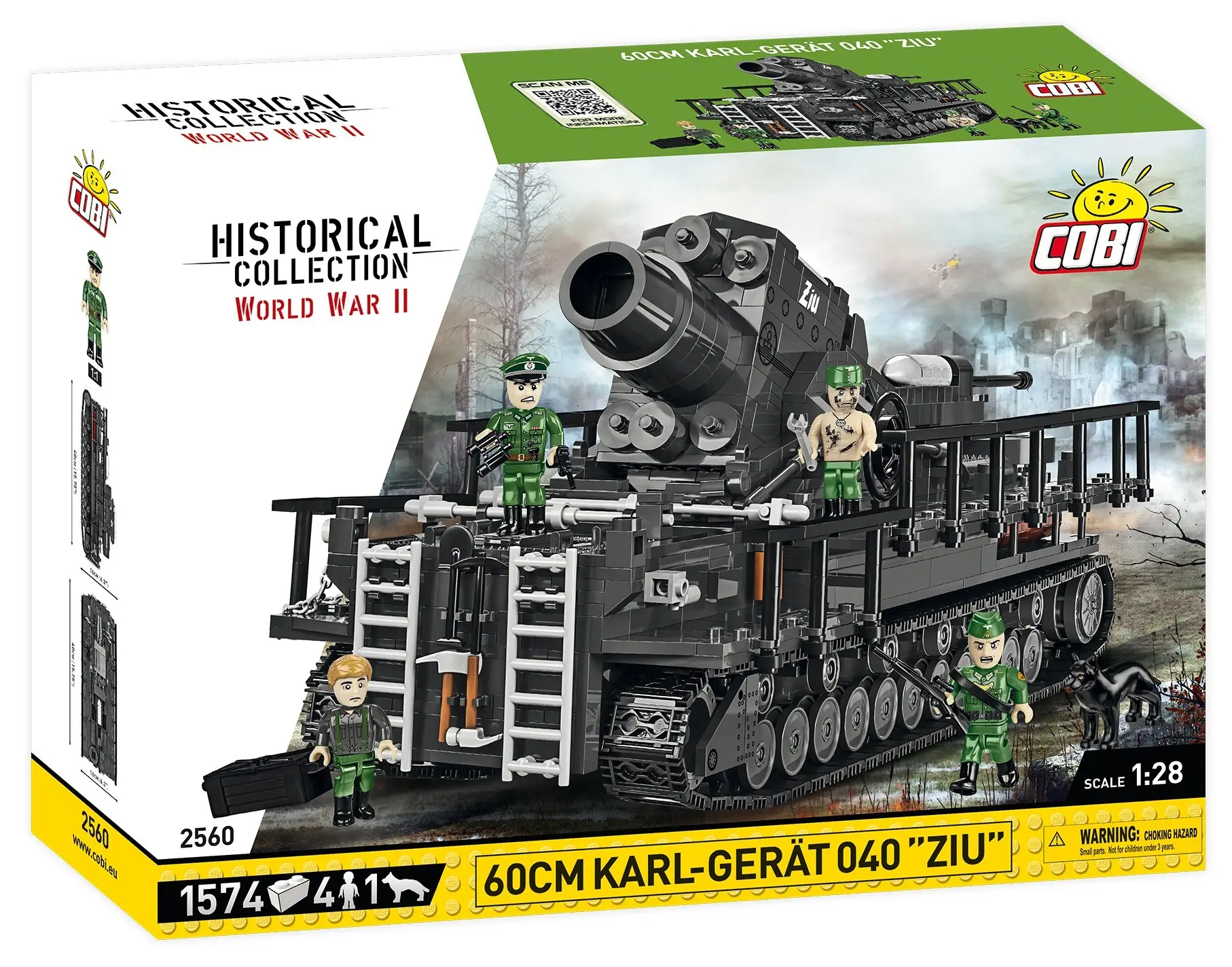 Cover: 5902251025601 | COBI 2560 - Historical Collection, WWII, 60CM Karl Gerät 040 ZIU,...
