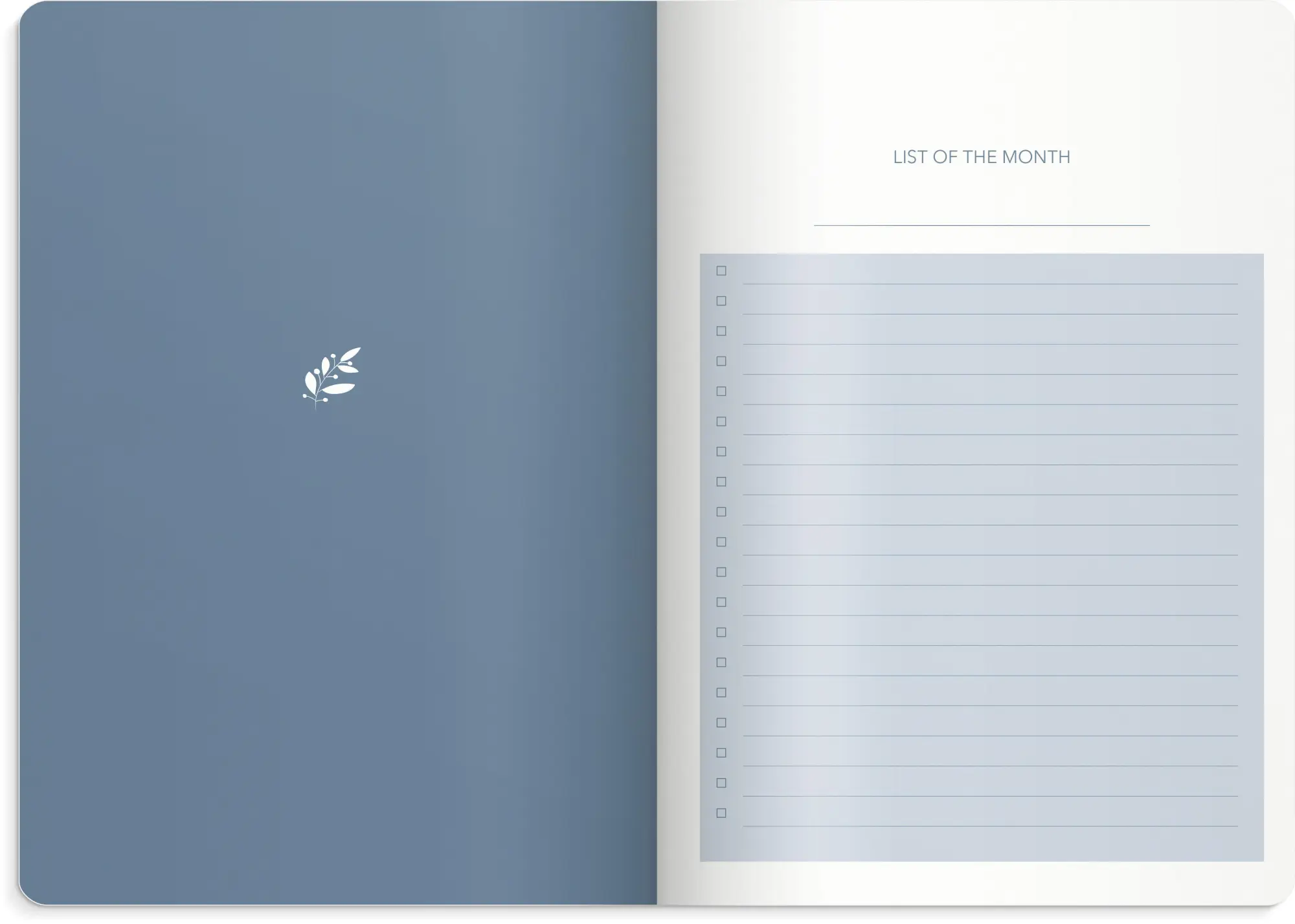 Bild: 7392620745601 | Burde Week Planner undated blue | Terminplaner Undatiert | Taschenbuch