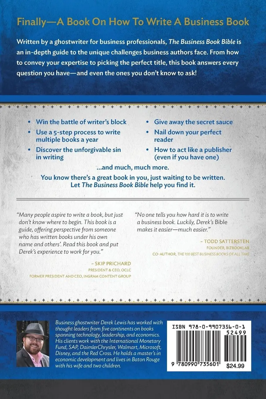 Rückseite: 9780990735601 | The Business Book Bible | Derek B Lewis | Taschenbuch | Englisch