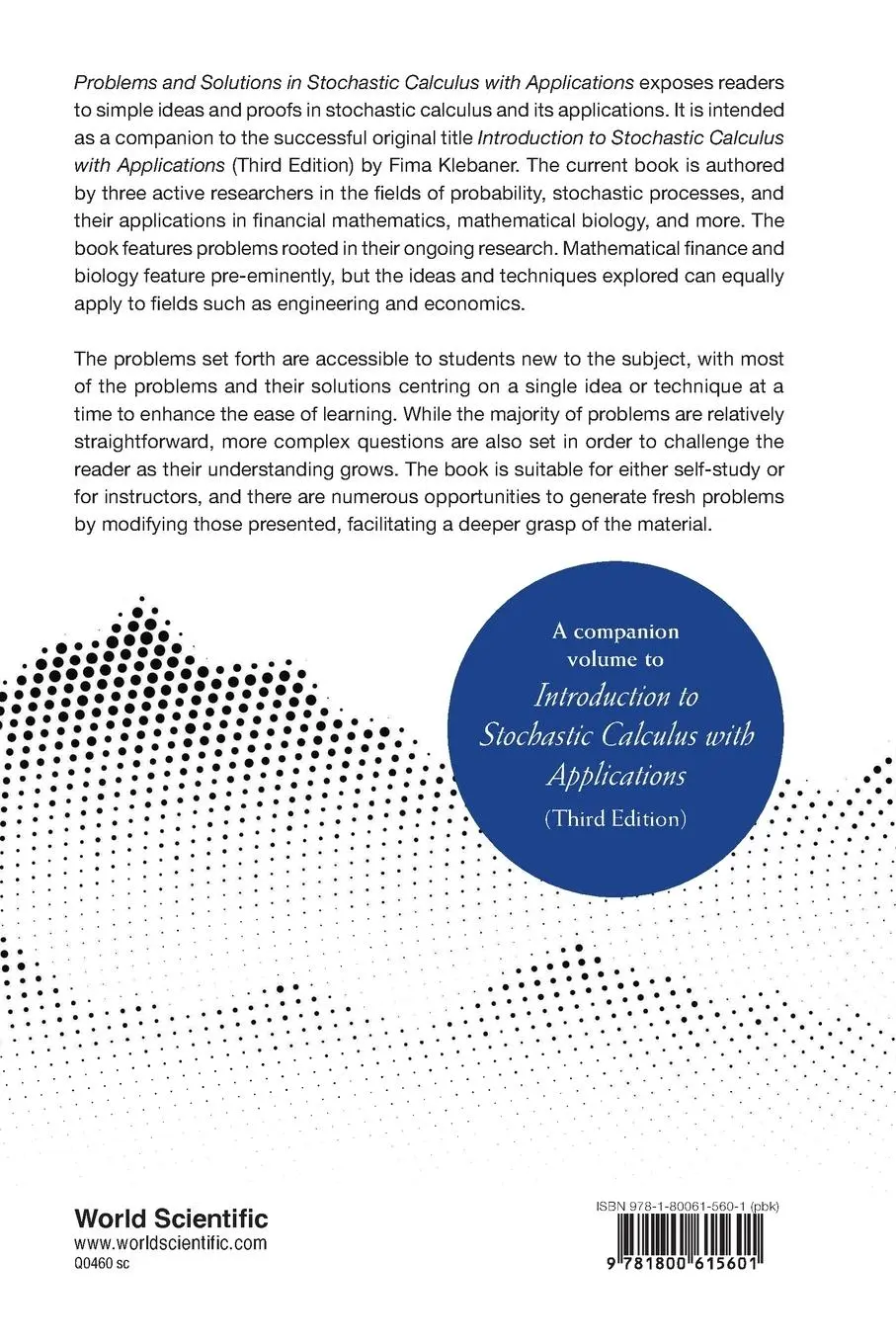 Rückseite: 9781800615601 | PROBLEMS &amp; SOLUTIONS IN STOCHASTIC CALCULUS WITH APPLN | Albin | Buch