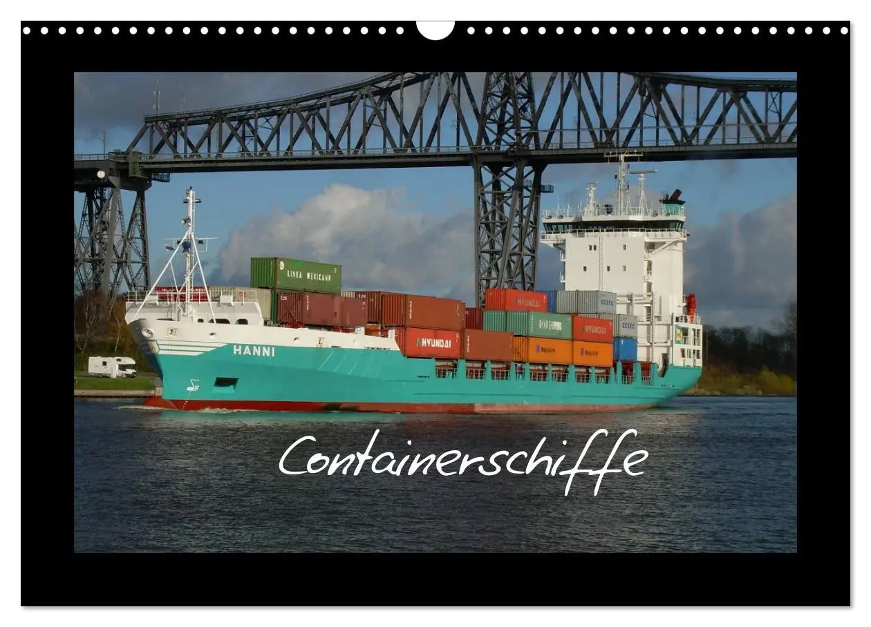 Cover: 9783516145601 | Containerschiffe (Wandkalender 2026 DIN A3 quer), CALVENDO...