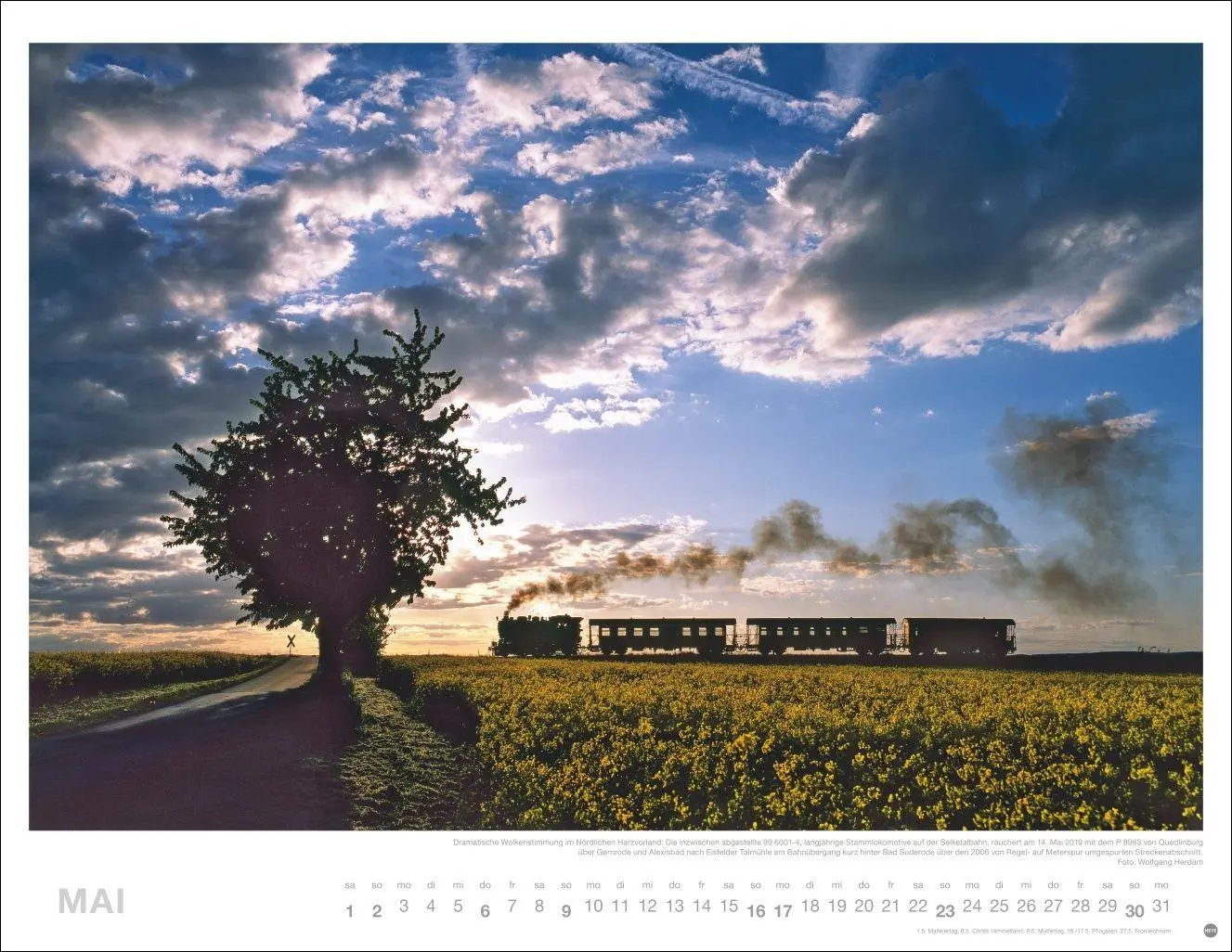 Bild: 9783756415601 | Eisenbahn-Romantik Posterkalender 2027 | Georg Wagner | Kalender