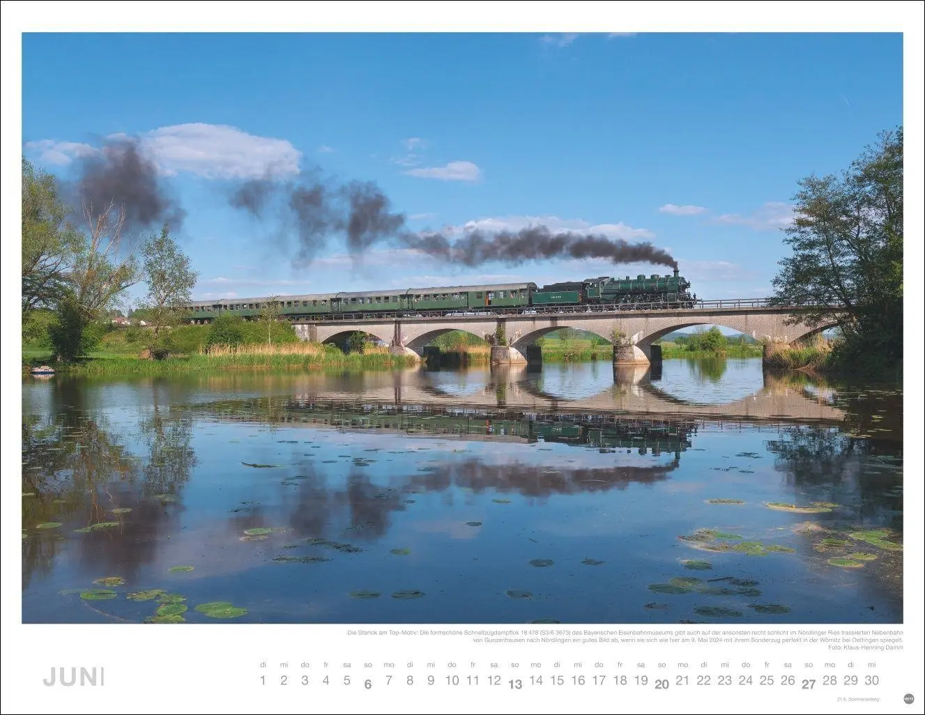 Bild: 9783756415601 | Eisenbahn-Romantik Posterkalender 2027 | Georg Wagner | Kalender