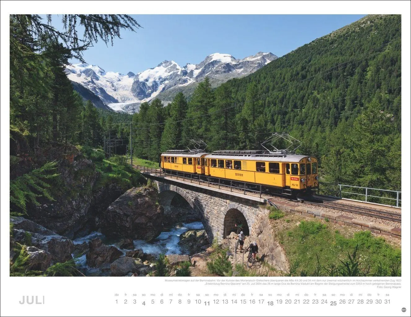 Bild: 9783756415601 | Eisenbahn-Romantik Posterkalender 2027 | Georg Wagner | Kalender
