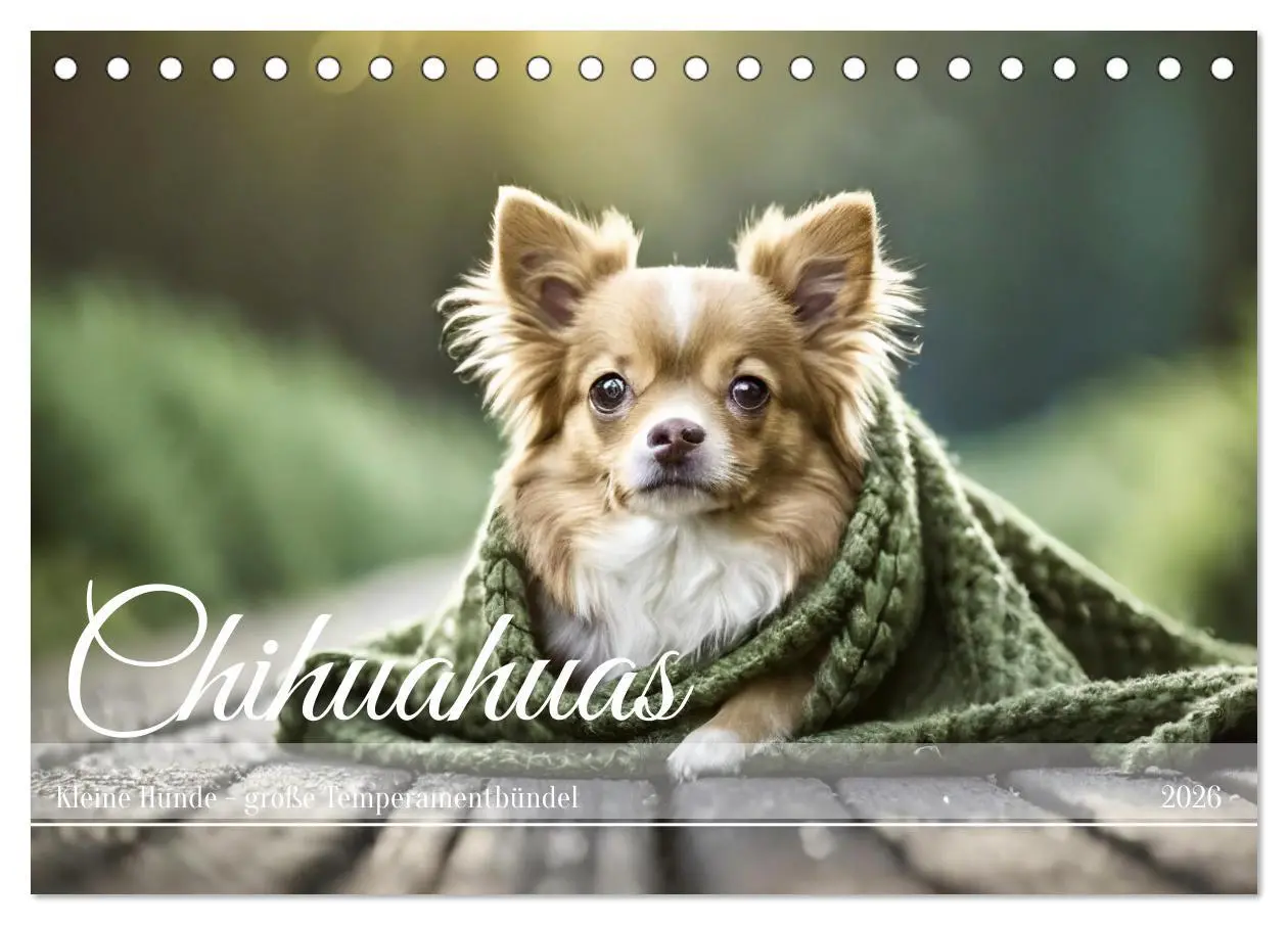 Cover: 9783457425701 | Chihuahuas - Kleine Hunde - große Temperamentbündel (Tischkalender...