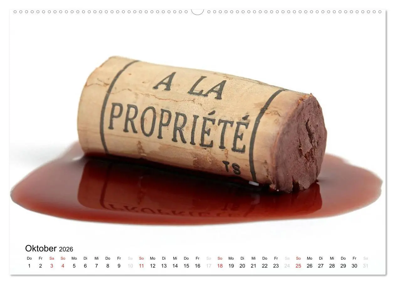 Bild: 9783516205701 | Wein schmeckt fein (hochwertiger Premium Wandkalender 2026 DIN A2...