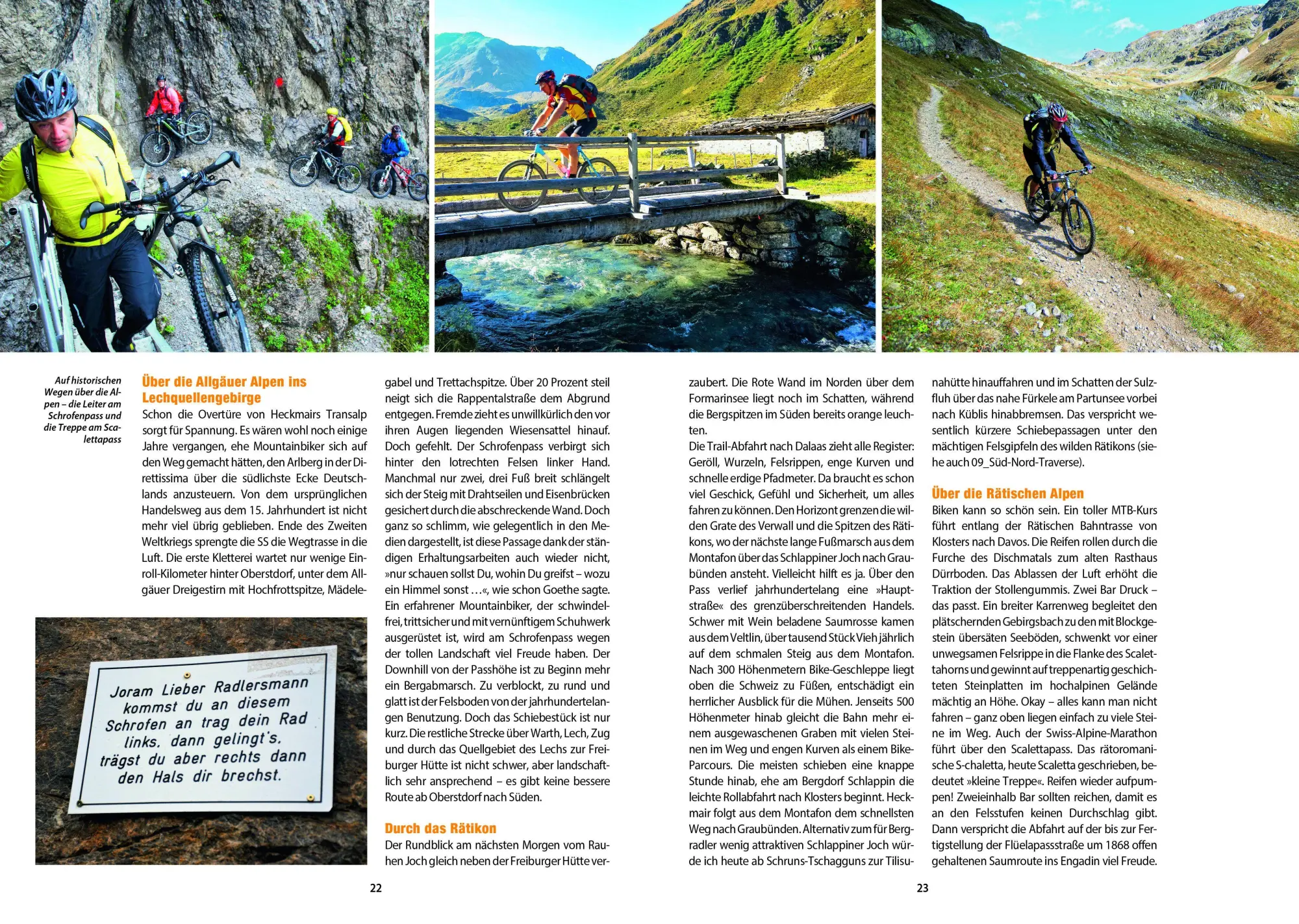 Bild: 9783734315701 | Alpencross mit dem Mountainbike | 23 Touren in den Ost- und Westalpen