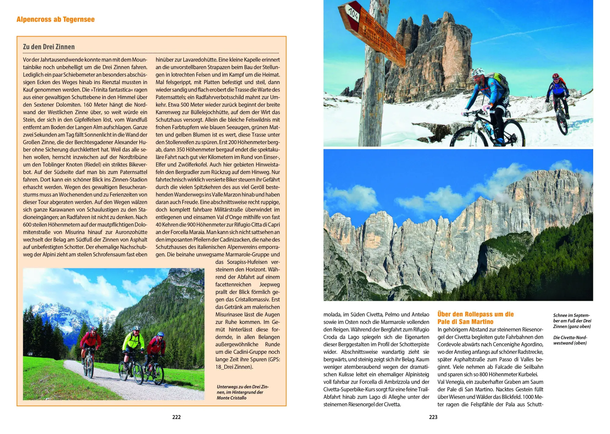 Bild: 9783734315701 | Alpencross mit dem Mountainbike | 23 Touren in den Ost- und Westalpen