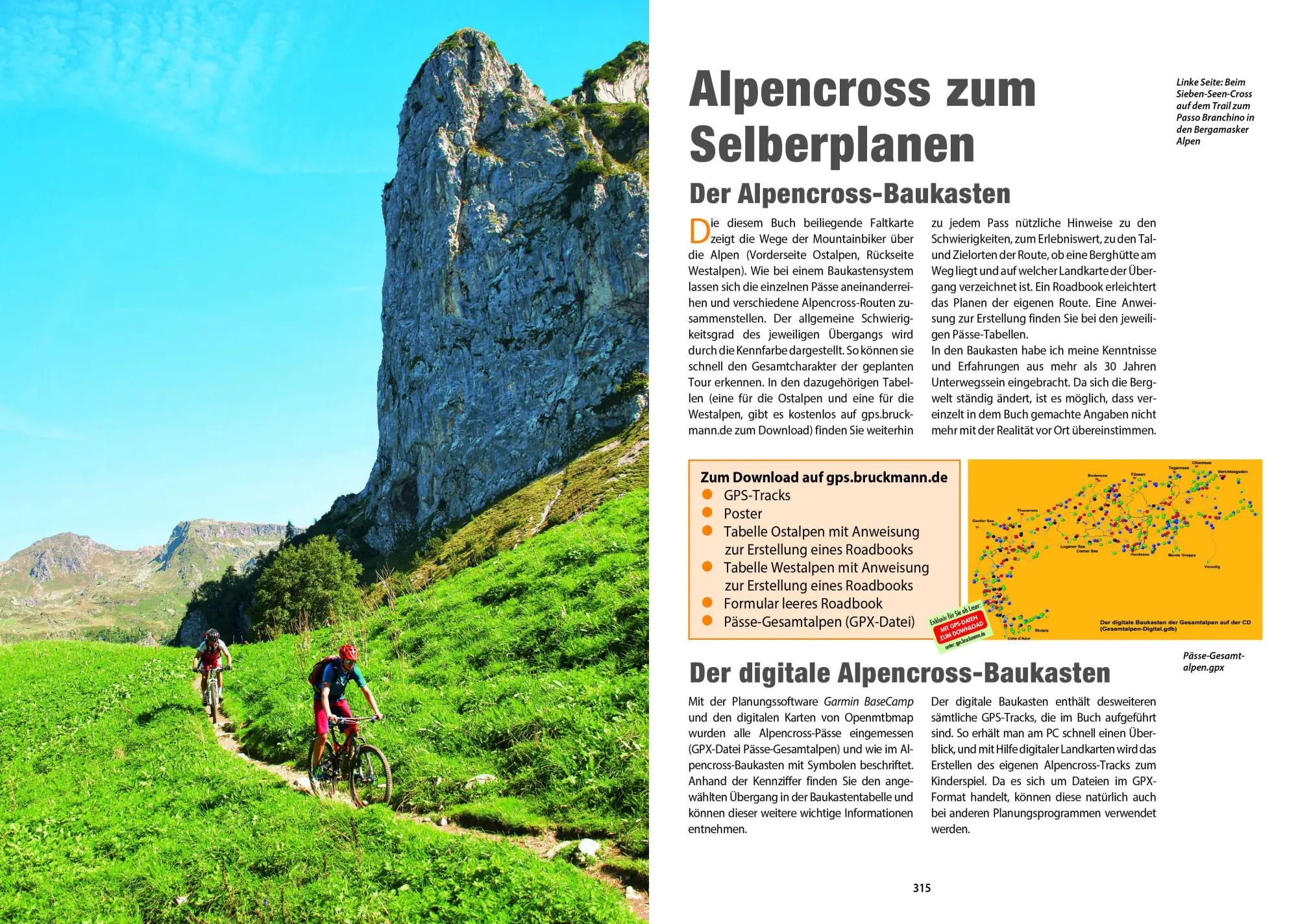 Bild: 9783734315701 | Alpencross mit dem Mountainbike | 23 Touren in den Ost- und Westalpen