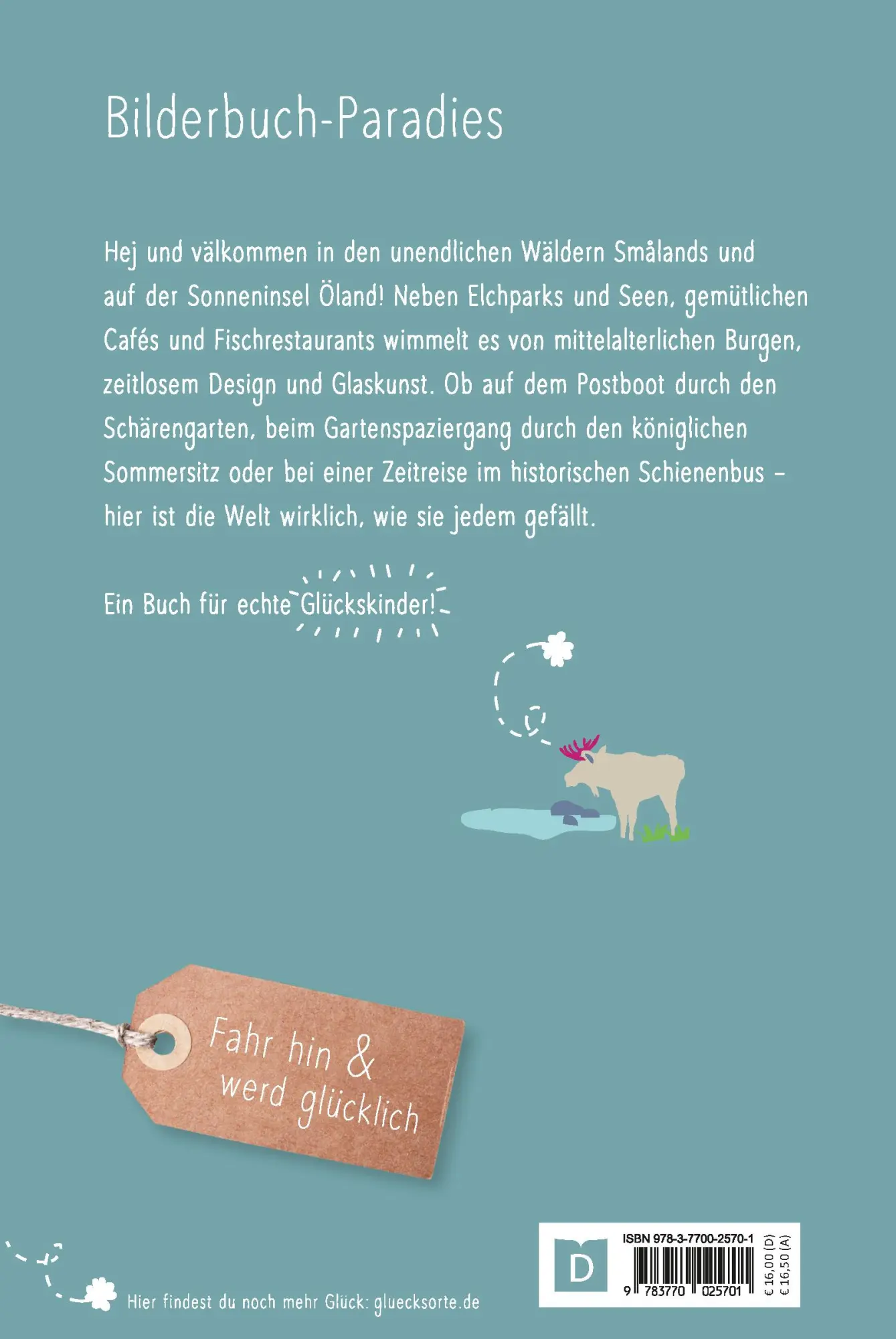 Rückseite: 9783770025701 | Glücksorte in Småland | Mit Öland | Carolin Jenkner-Kruel | Buch